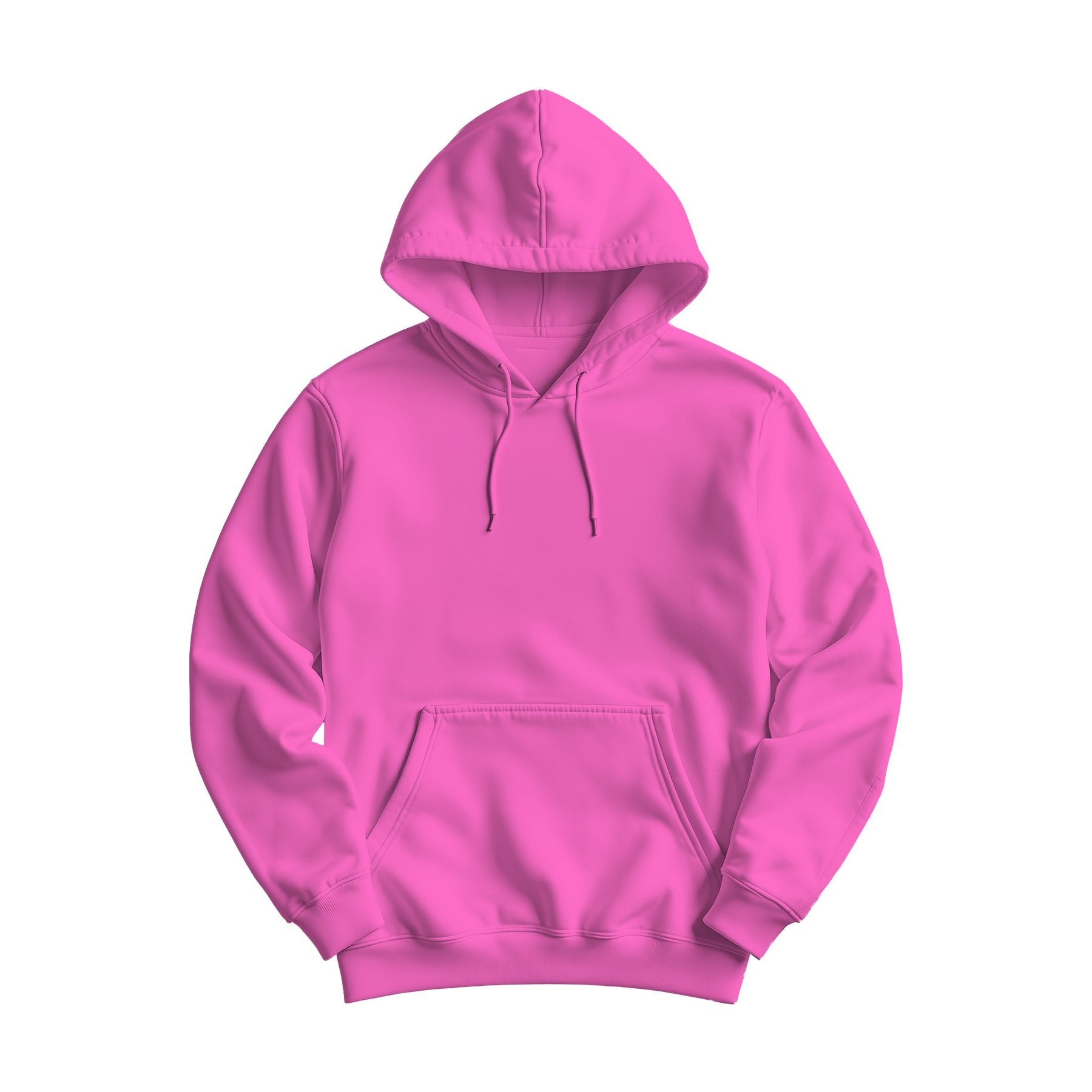Unisex Hoodie Mockup | Neon Pink Regular Fit — JPG Mockup Download | For POD Sellers Designers Etsy Shops | Commercial Use | MockupBulk