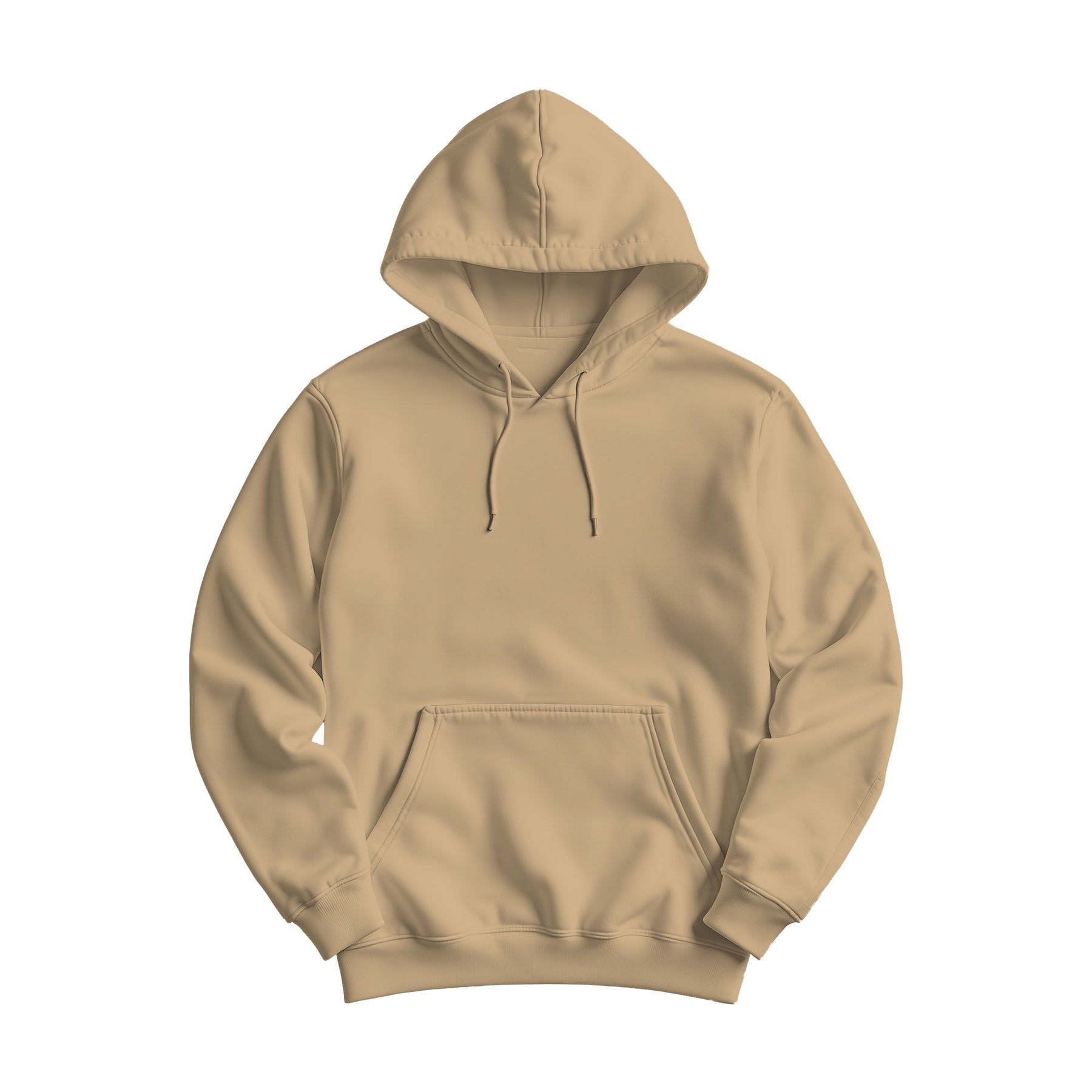 Unisex Hoodie Mockup | Tan Regular Fit — JPG Mockup Download | For POD Sellers Designers Etsy Shops | Commercial Use | MockupBulk