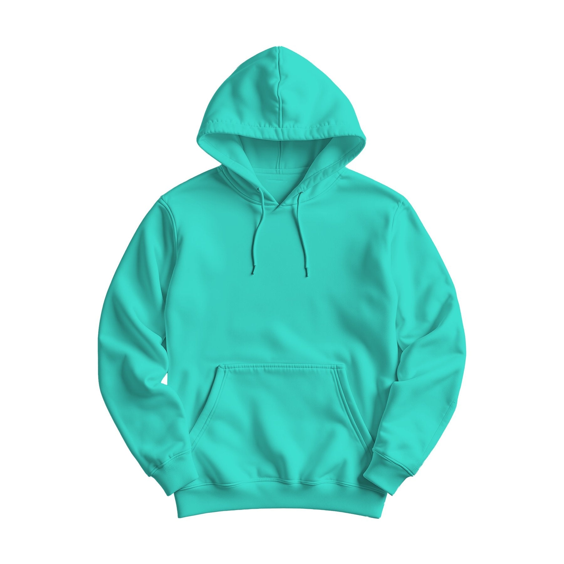 Unisex Hoodie Mockup | Turquoise Regular Fit — High-Res Mockup Template | JPG Digital Download | Commercial Licence | MockupBulk