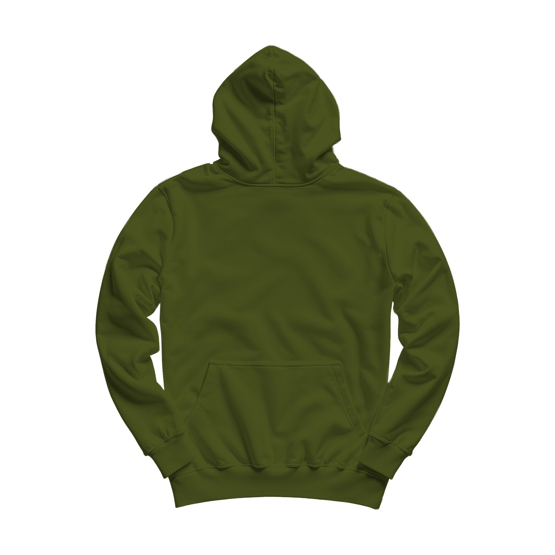 Unisex Hoodie Mockup — Army Regular Fit Back View — High-Res JPG Template | Instant Digital Download | POD Etsy Shopify | MockupBulk