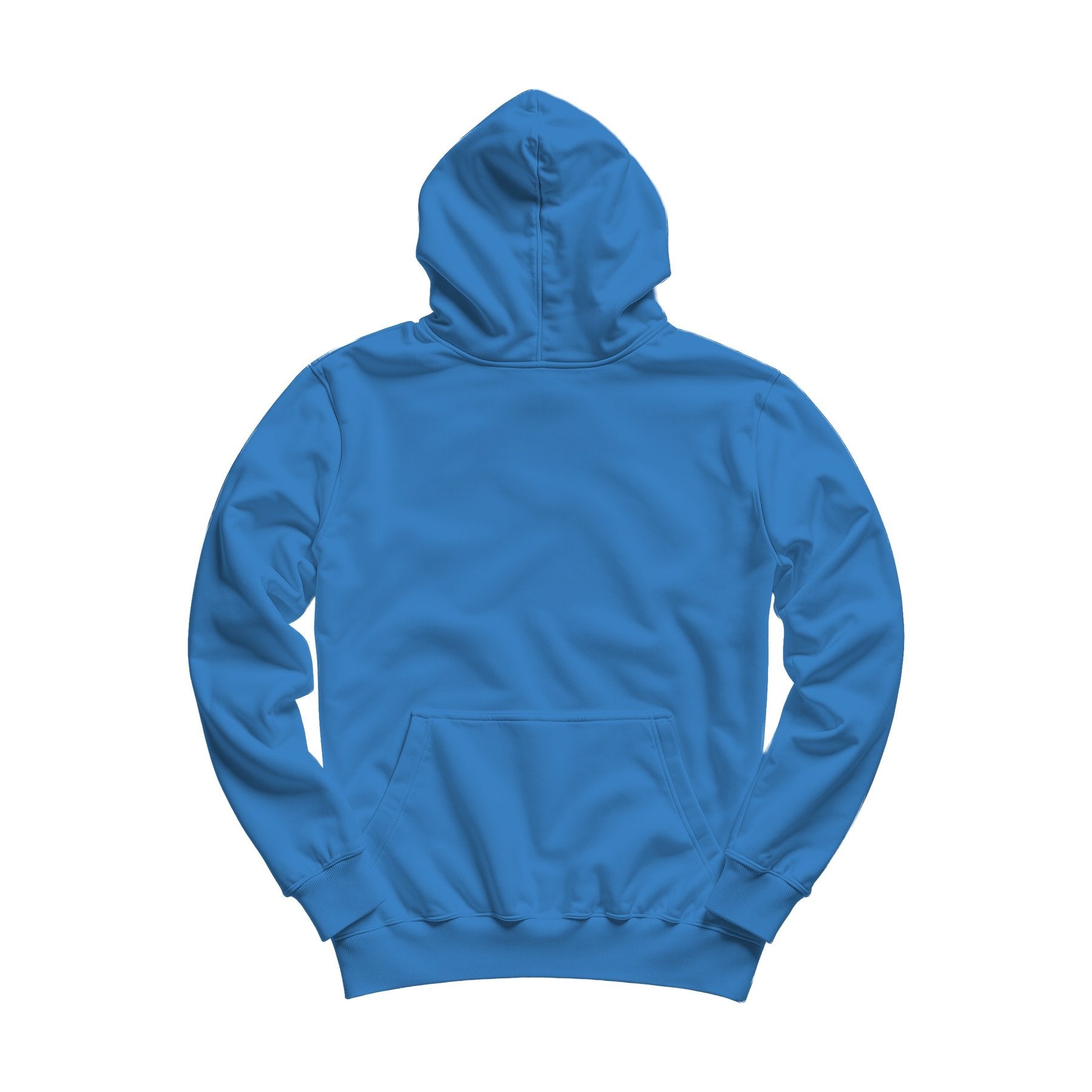 Unisex Hoodie Mockup | Azure Regular Fit Back View — JPG Mockup Download | For POD Sellers Designers Etsy Shops | Commercial Use | MockupBulk