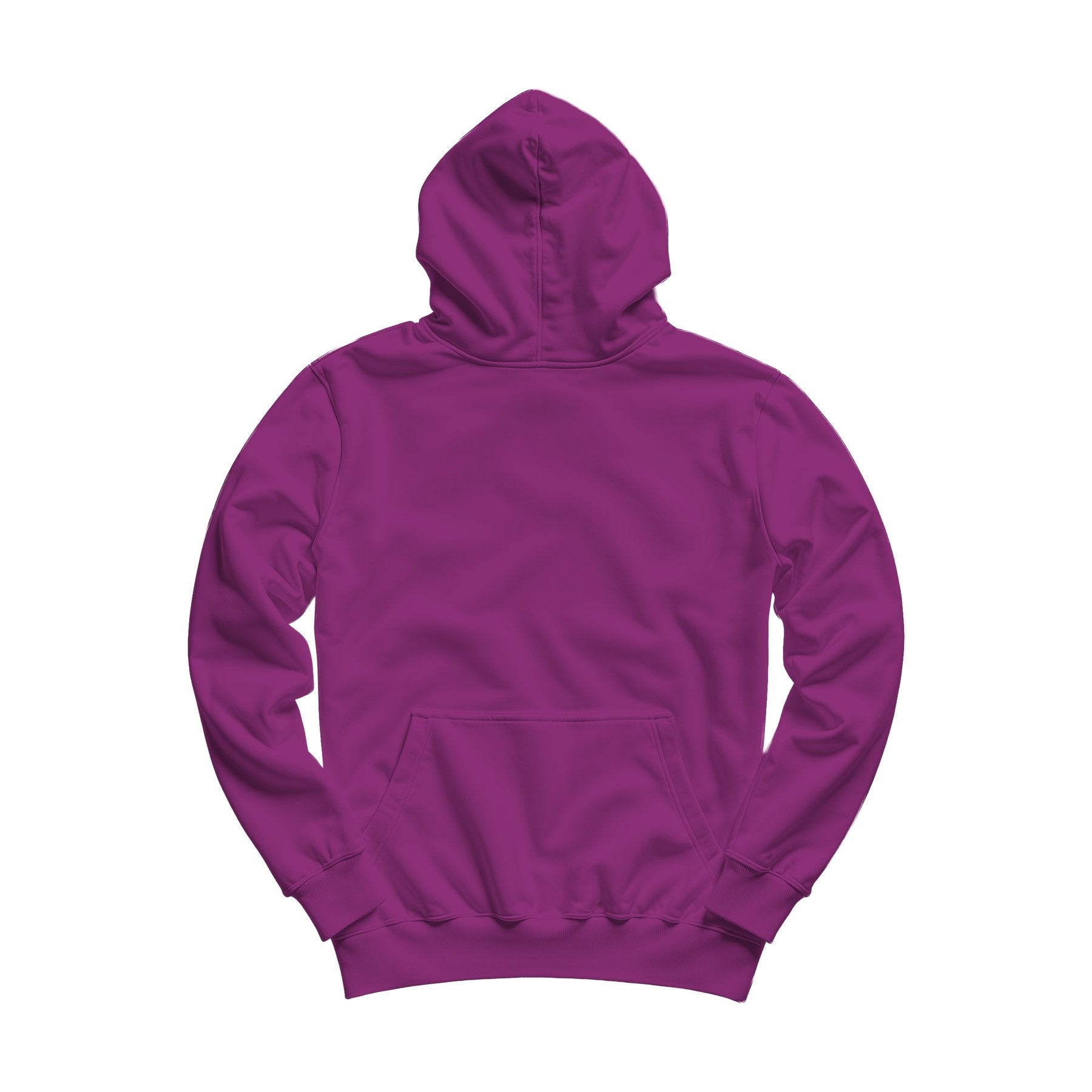 Unisex Hoodie Mockup | Berry Regular Fit Back View — High-Res Mockup Template | JPG Digital Download | Commercial Licence | MockupBulk