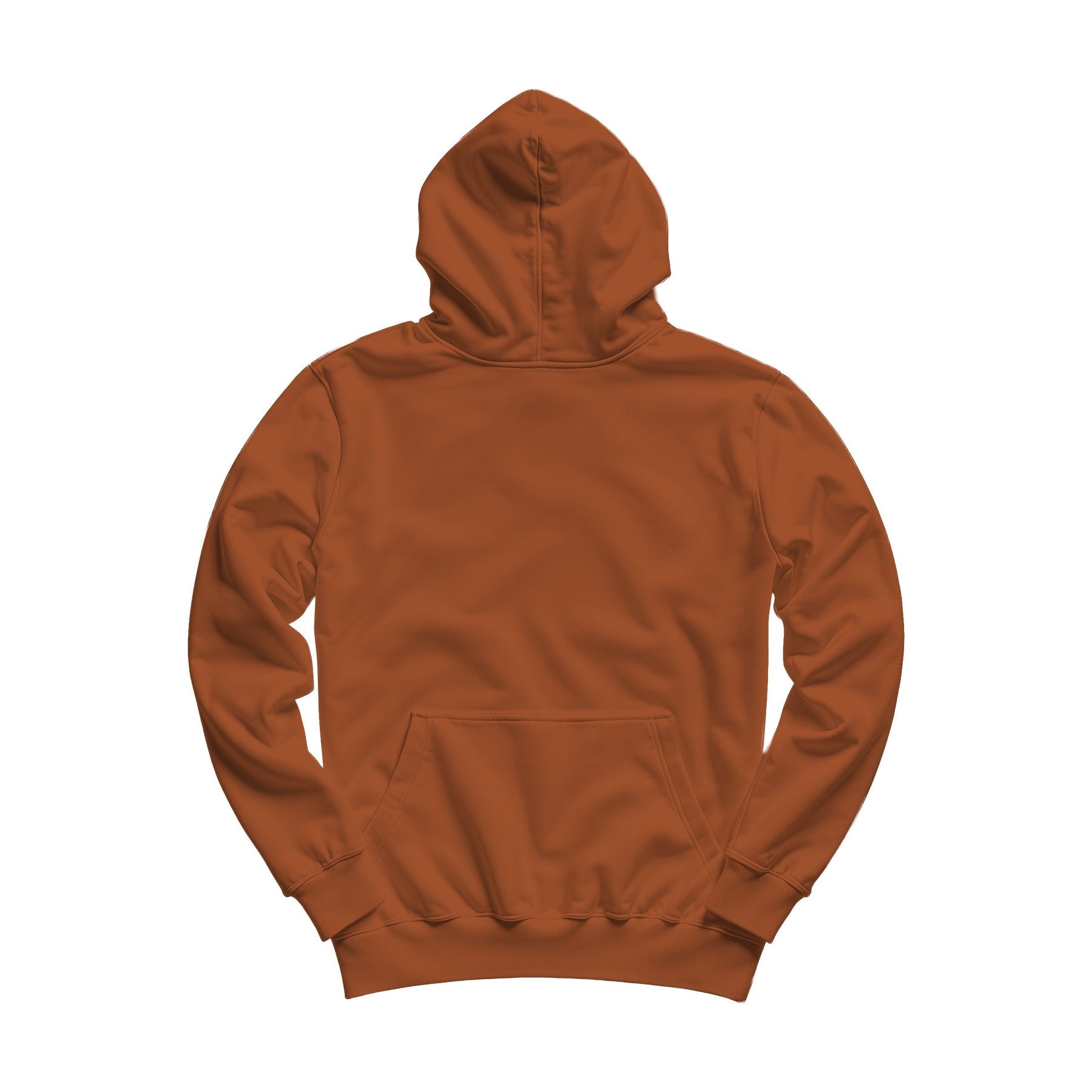 Unisex Hoodie Mockup, Brick Regular Fit Back View | High-Res Mockup Template | JPG Digital Download | Commercial Licence | MockupBulk