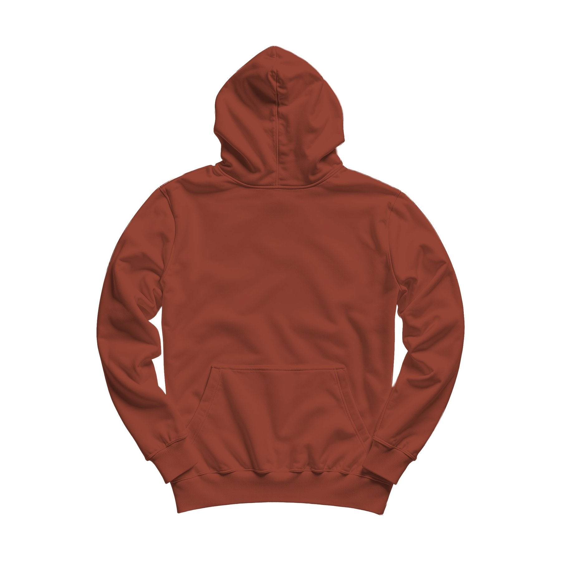 Unisex Hoodie Mockup | Chestnut Regular Fit Back View | High-Res JPG Instant Download | Commercial Use | Etsy POD Shopify Template | MockupBulk