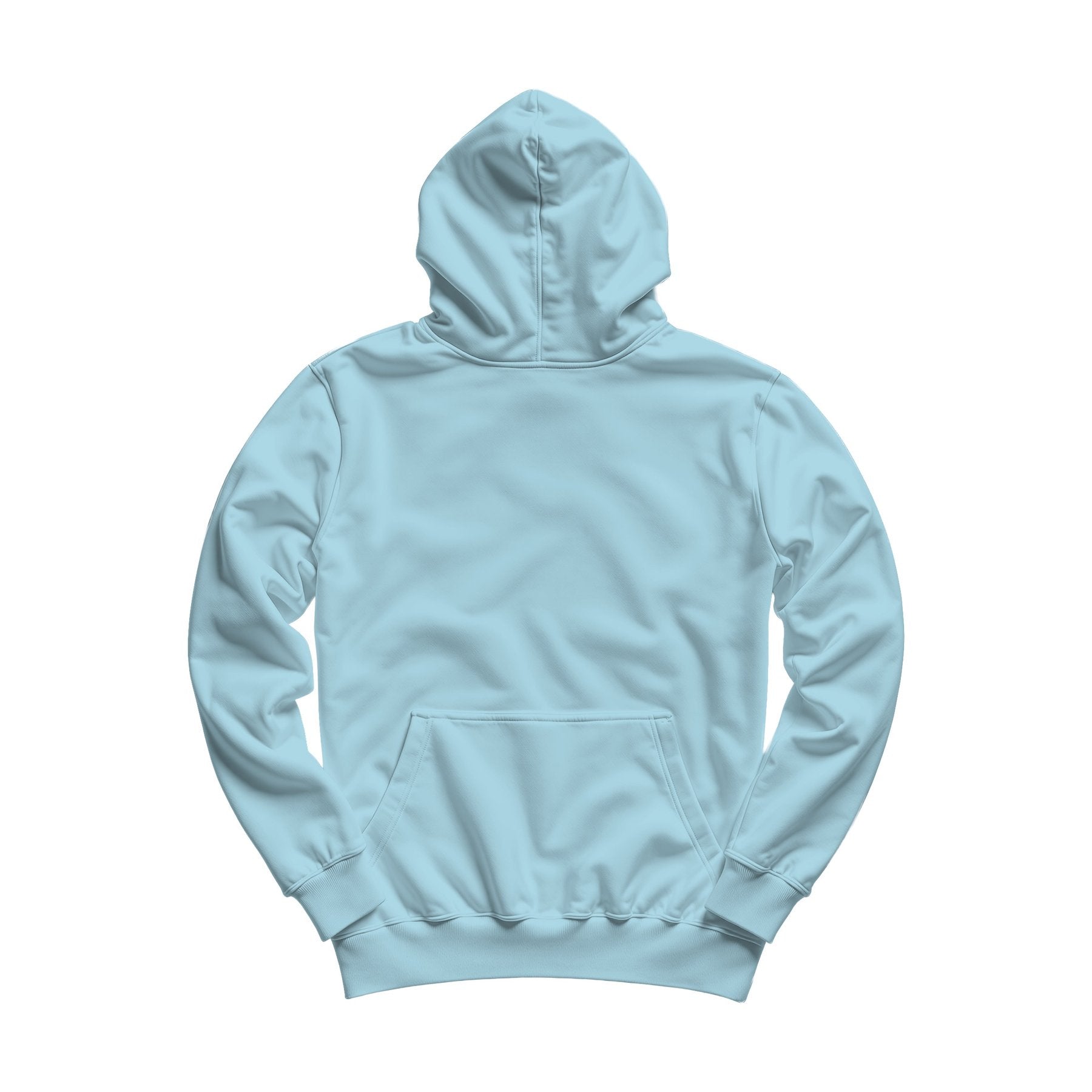 Unisex Hoodie Mockup, Light Blue Regular Fit Back View | High-Res JPG Instant Download | Commercial Use | Etsy POD Shopify Template | MockupBulk