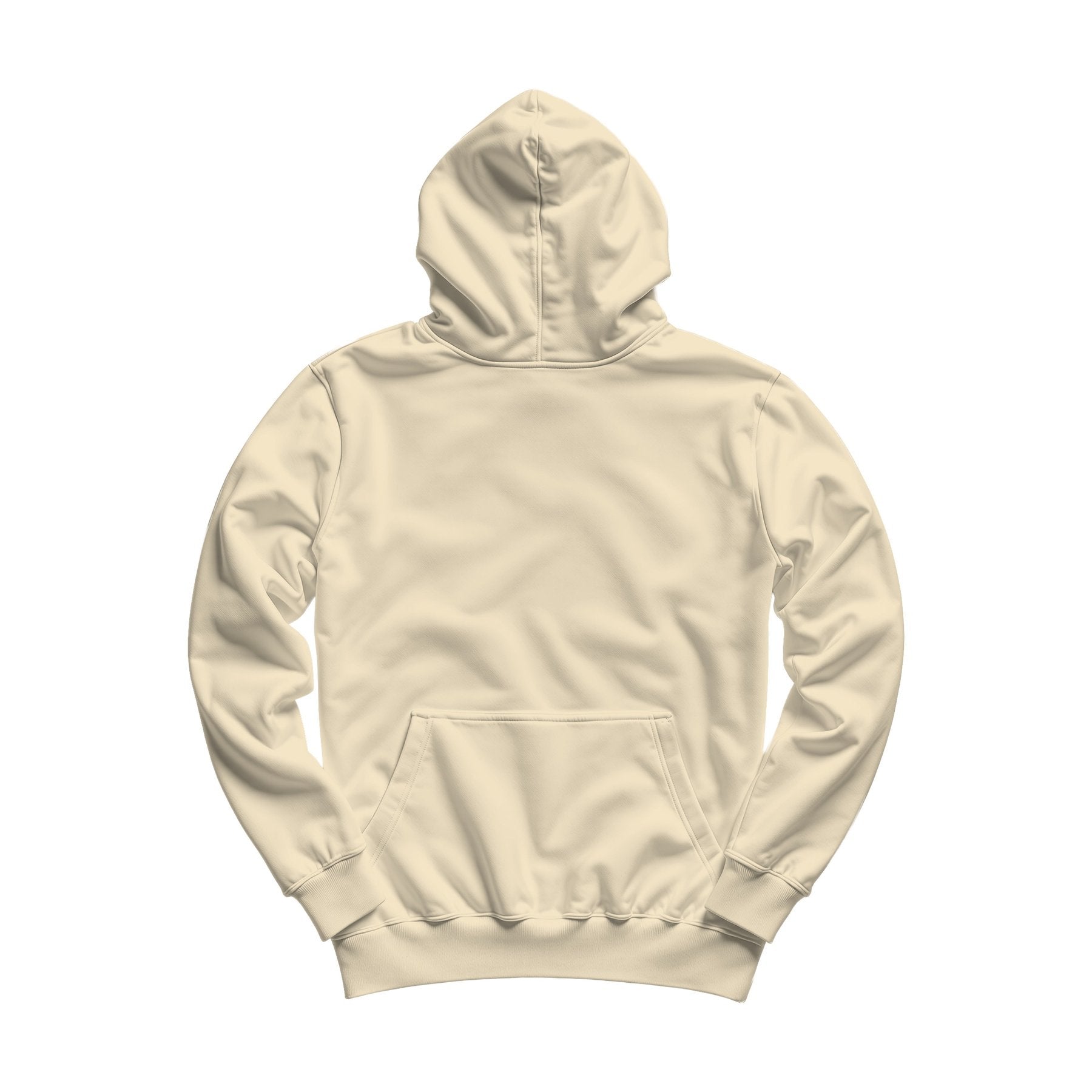 Natural Regular Fit Back View Unisex Hoodie Mockup | Digital JPG Mockup | Commercial Licence | For Etsy Printful Printify | MockupBulk