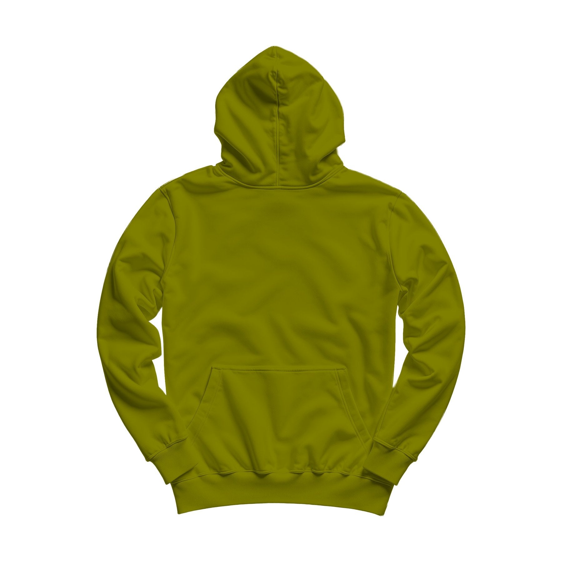 Unisex Hoodie Mockup, Olive Regular Fit Back View | High-Res Mockup Template | JPG Digital Download | Commercial Licence | MockupBulk