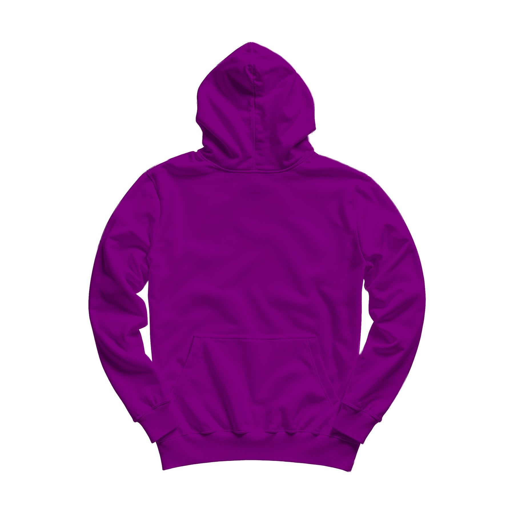 Purple Regular Fit Back View Unisex Hoodie Mockup | Print on Demand Mockup | High-Res JPG Download | Commercial Use Included | MockupBulk