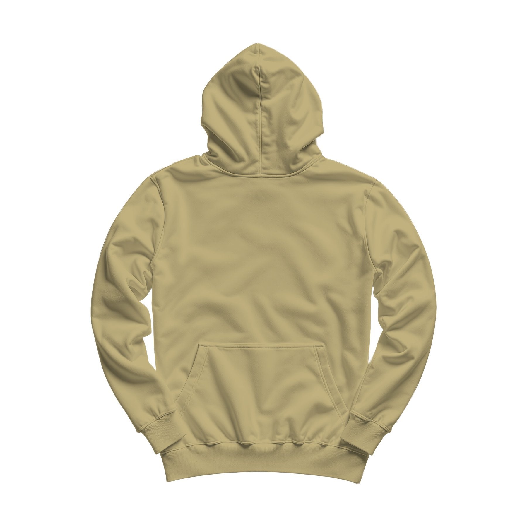 Sand Regular Fit Back View Unisex Hoodie Mockup | High-Res JPG Instant Download | Commercial Use | Etsy POD Shopify Template | MockupBulk