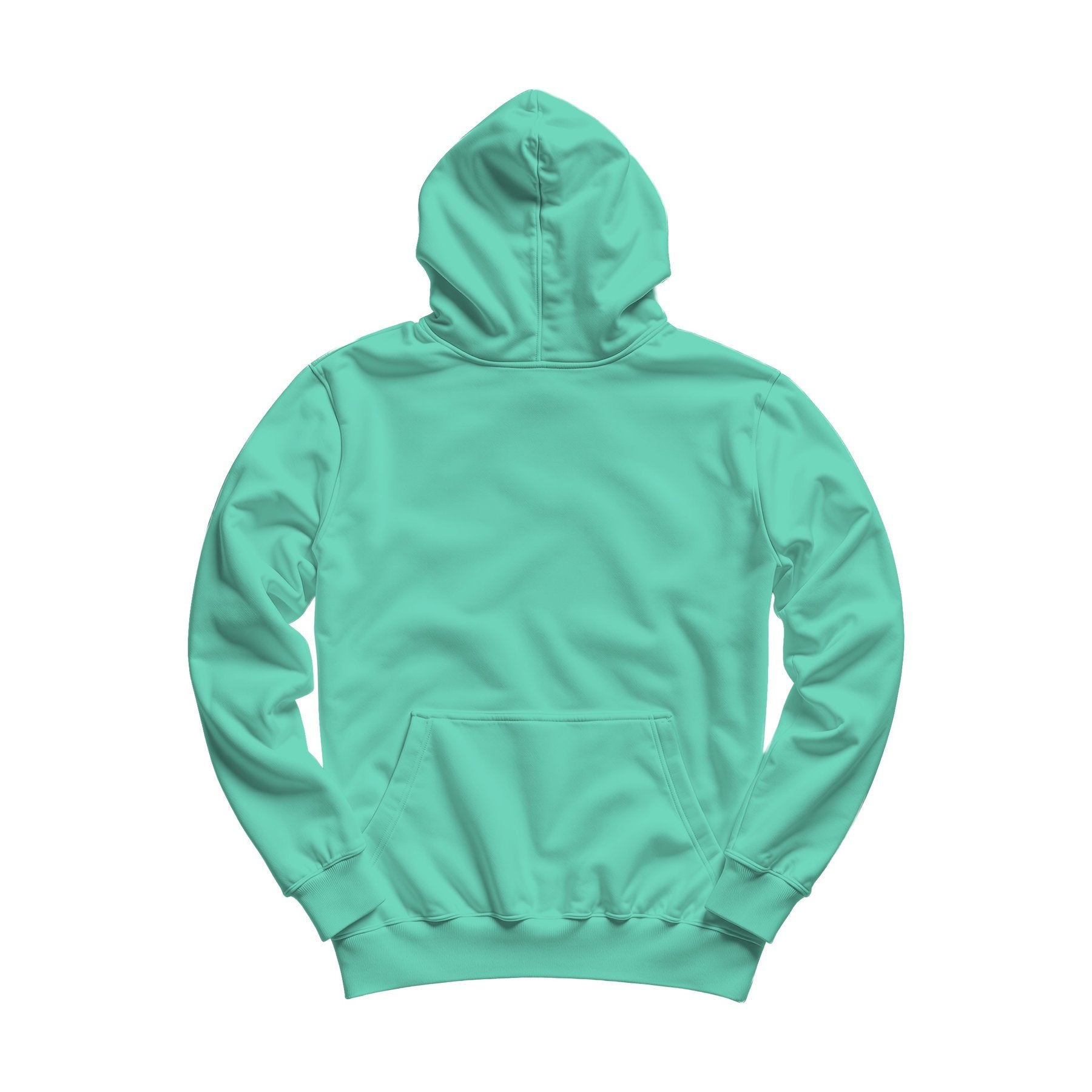 Unisex Hoodie Mockup | Seafoam Regular Fit Back View | POD Print Mockup | Instant JPG Download | Commercial Licence Included | MockupBulk