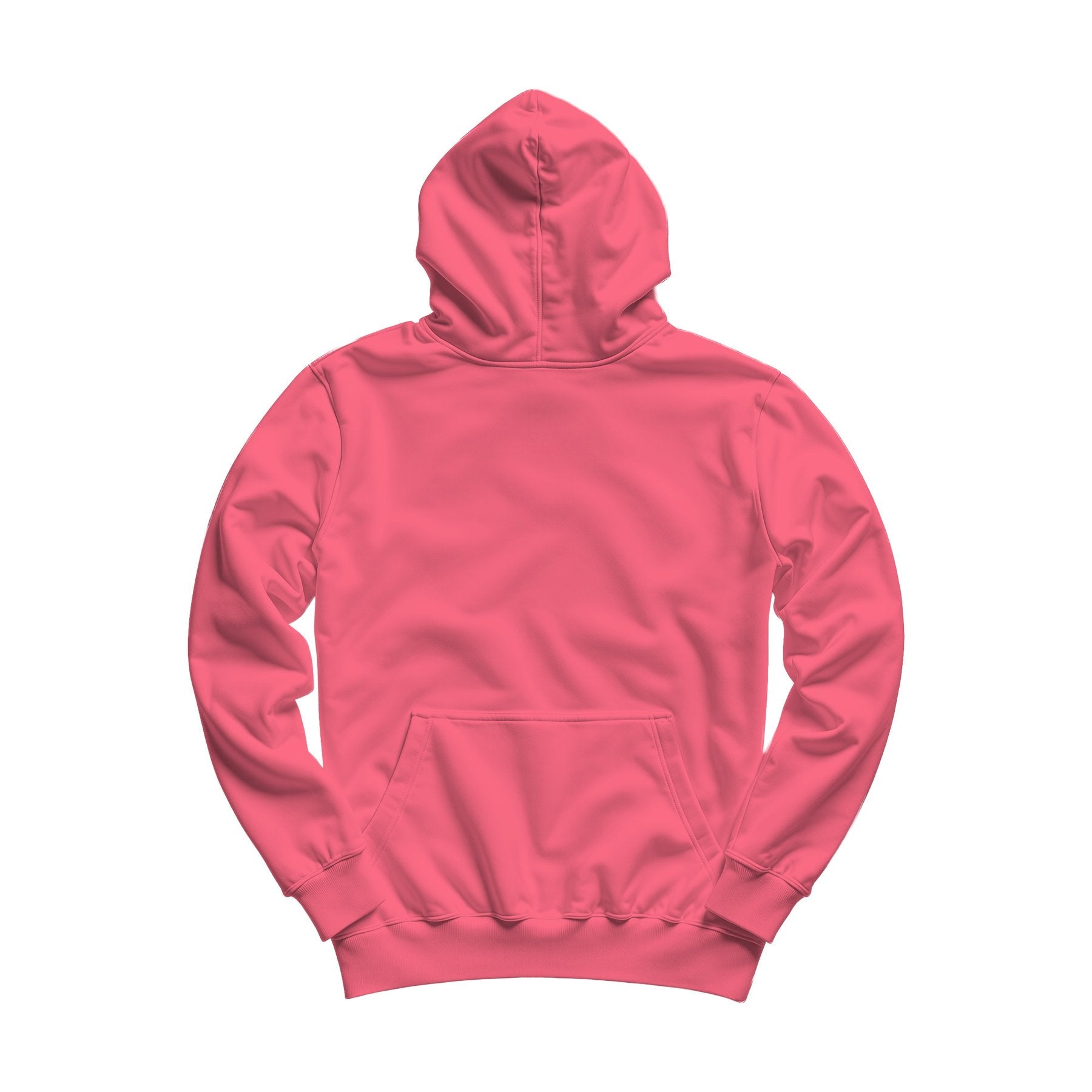 Unisex Hoodie Mockup — Watermelon Regular Fit Back View — JPG Mockup Download | For POD Sellers Designers Etsy Shops | Commercial Use | MockupBulk