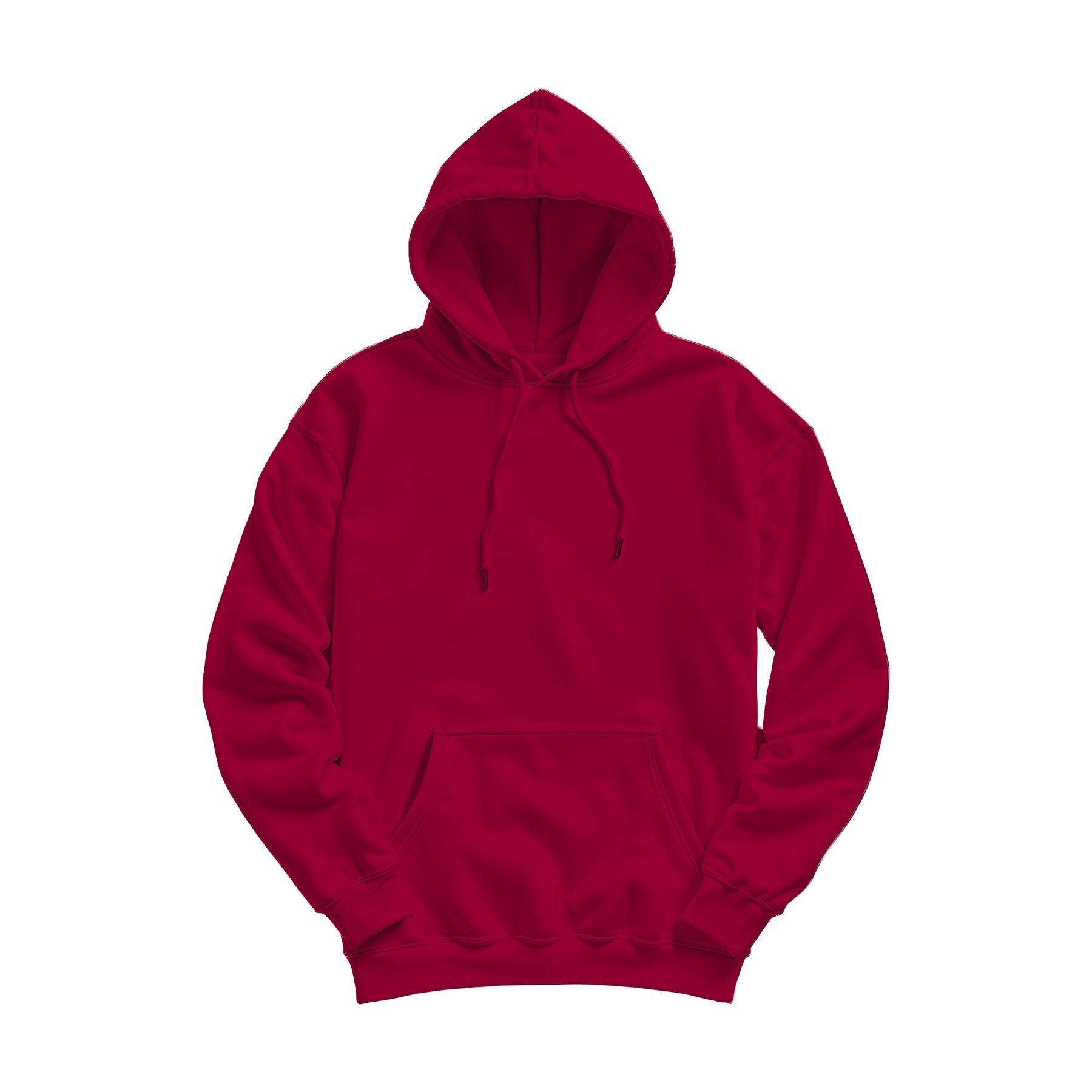 Unisex Hoodie Mockup, Antique Cherry Red Relaxed Fit | Digital Download Mockup | High-Resolution JPG | Commercial Use Included | MockupBulk
