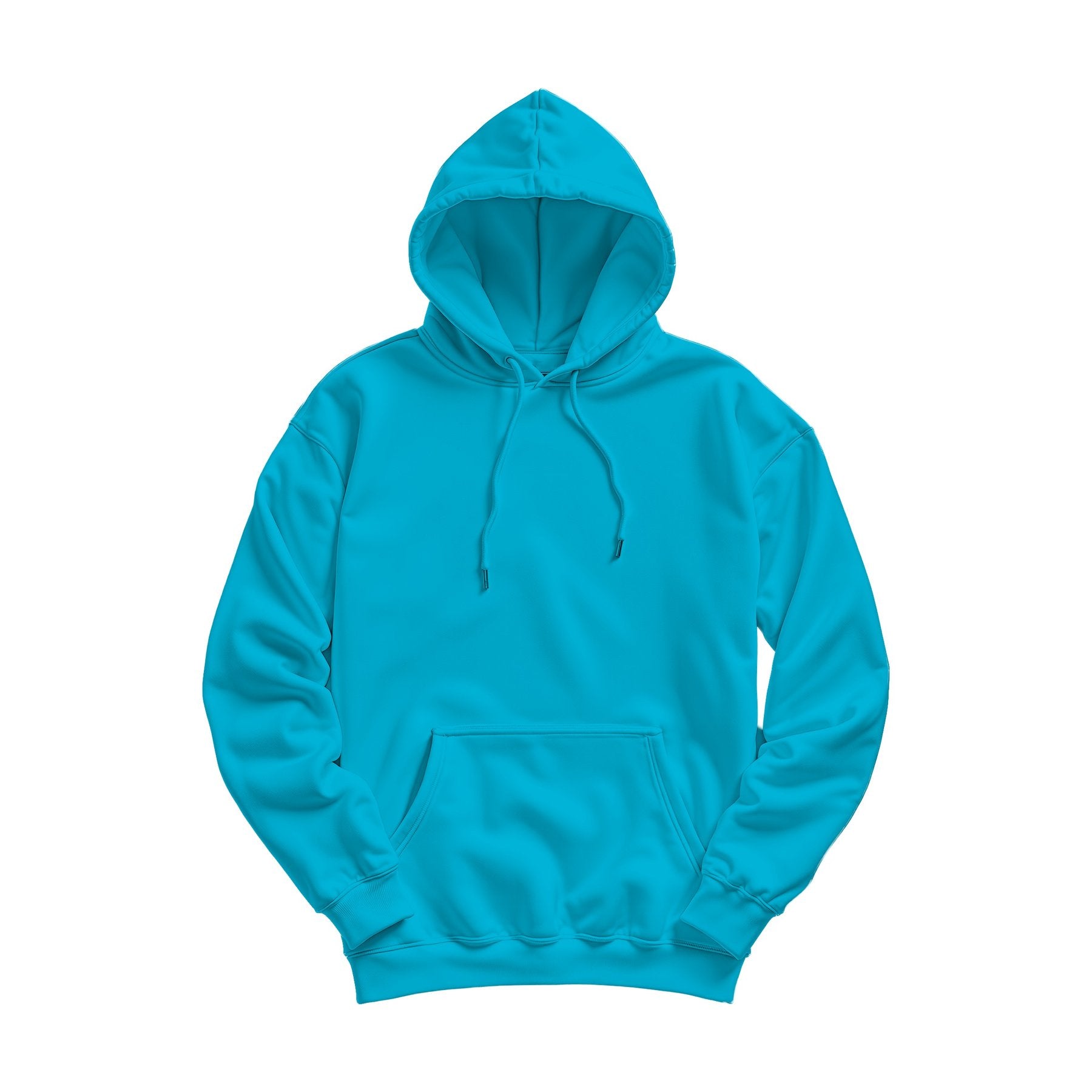 Unisex Hoodie Mockup — Aqua Relaxed Fit — High-Res Mockup Template | JPG Digital Download | Commercial Licence | MockupBulk