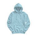 Unisex Hoodie Mockup, Light Blue Relaxed Fit | JPG Mockup Download | For POD Sellers Designers Etsy Shops | Commercial Use | MockupBulk