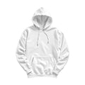 White Relaxed Fit Unisex Hoodie Mockup | Instant Download JPG Mockup | POD Etsy Redbubble Printful | Commercial Use | MockupBulk