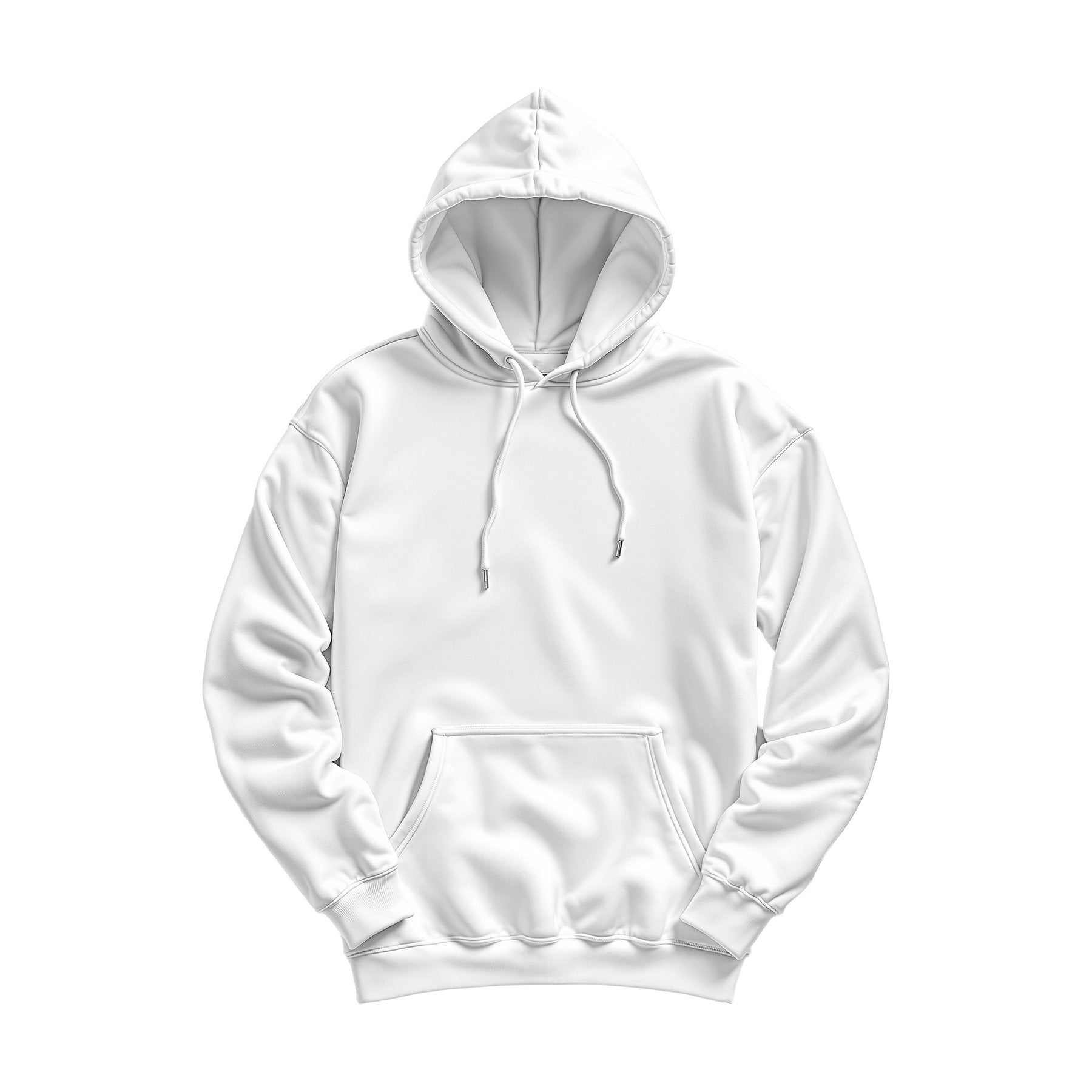 White Relaxed Fit Unisex Hoodie Mockup | Instant Download JPG Mockup | POD Etsy Redbubble Printful | Commercial Use | MockupBulk