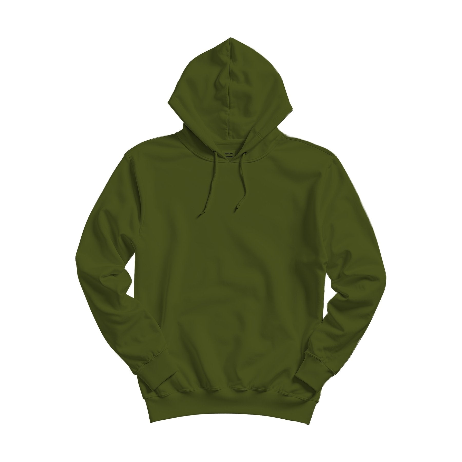Unisex Hoodie Mockup — Army Relaxed Fit Back View — JPG Mockup Download | For POD Sellers Designers Etsy Shops | Commercial Use | MockupBulk