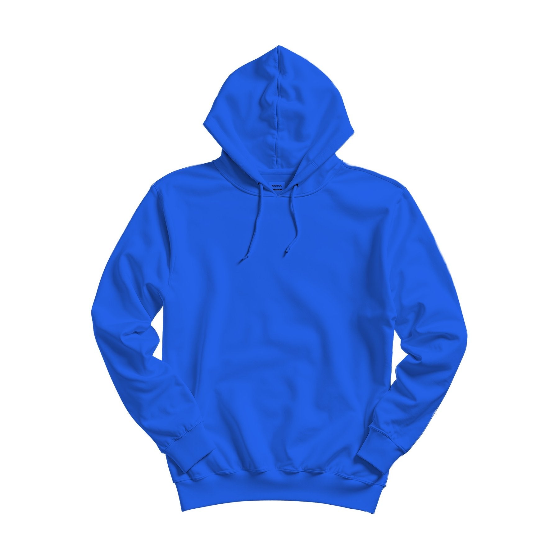 Unisex Hoodie Mockup, Blue Relaxed Fit Back View | High-Res Mockup Template | JPG Digital Download | Commercial Licence | MockupBulk