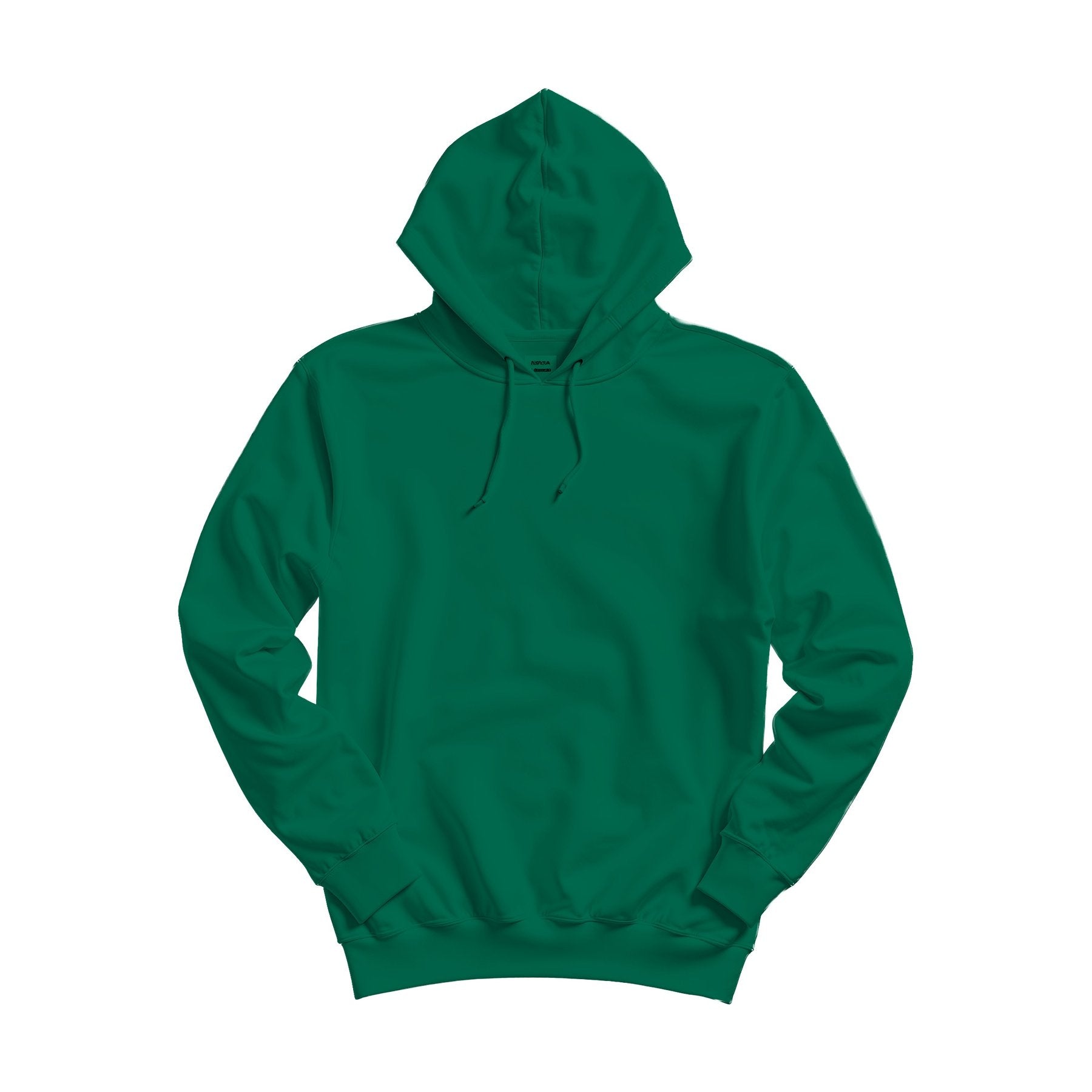 Unisex Hoodie Mockup | Bottle Green Relaxed Fit Back View — High Resolution JPG | POD Mockup Template | Commercial Use Download | MockupBulk