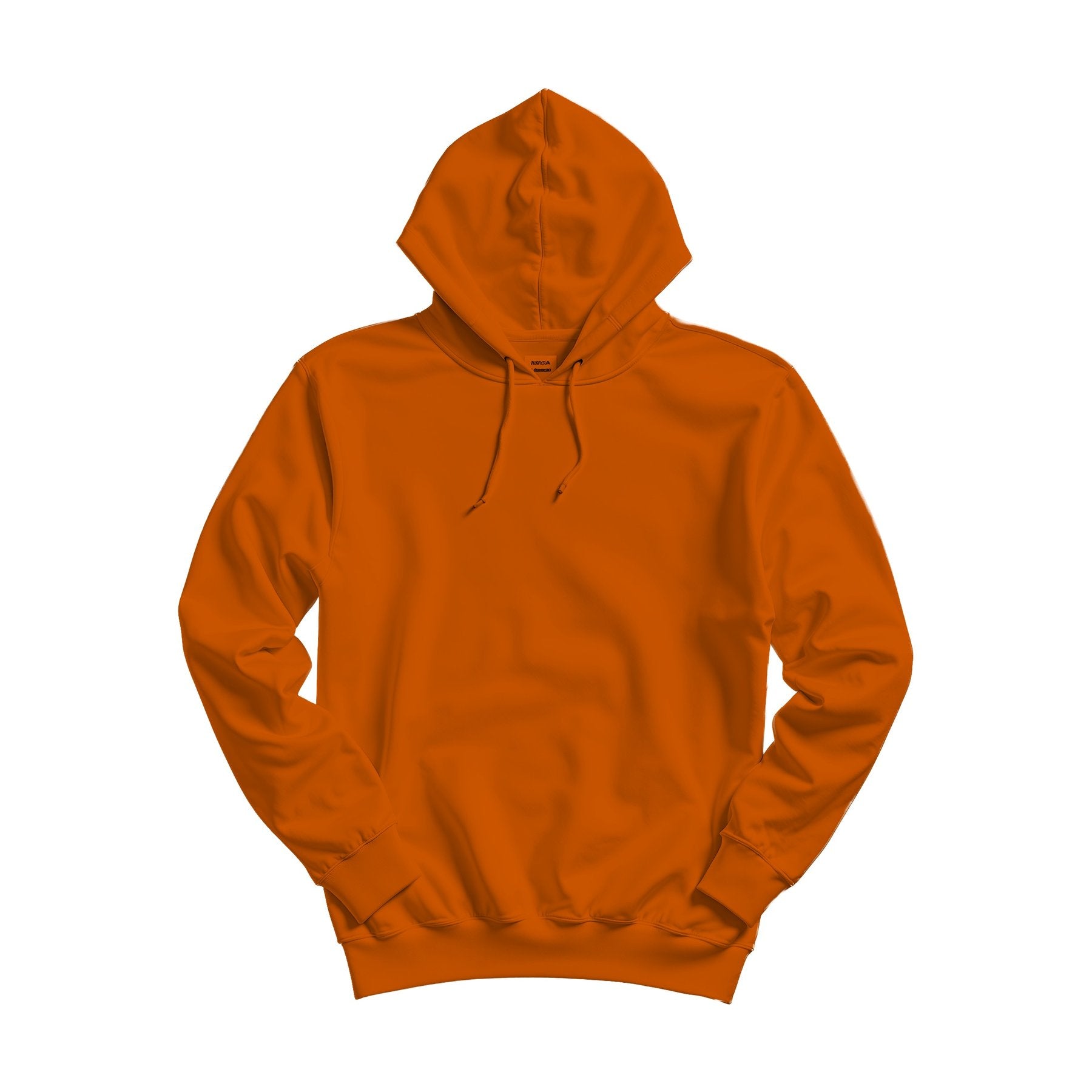 Burnt Orange Relaxed Fit Back View Unisex Hoodie Mockup | Print on Demand Mockup | High-Res JPG Download | Commercial Use Included | MockupBulk