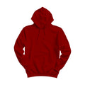 Unisex Hoodie Mockup — Cardinal Relaxed Fit Back View — High Resolution JPG | POD Mockup Template | Commercial Use Download | MockupBulk