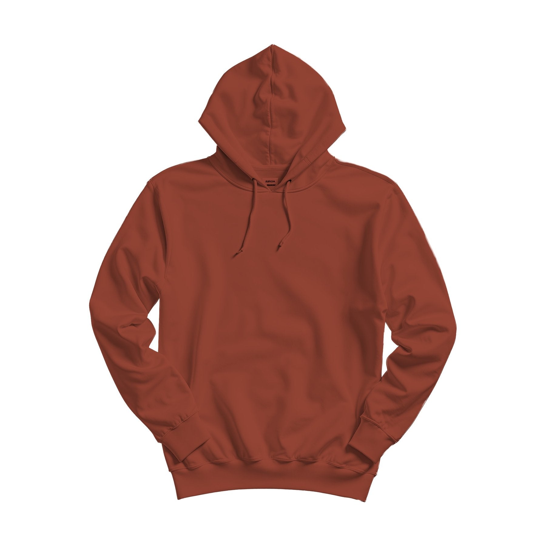 Unisex Hoodie Mockup | Chestnut Relaxed Fit Back View — High-Res JPG Instant Download | Commercial Use | Etsy POD Shopify Template | MockupBulk