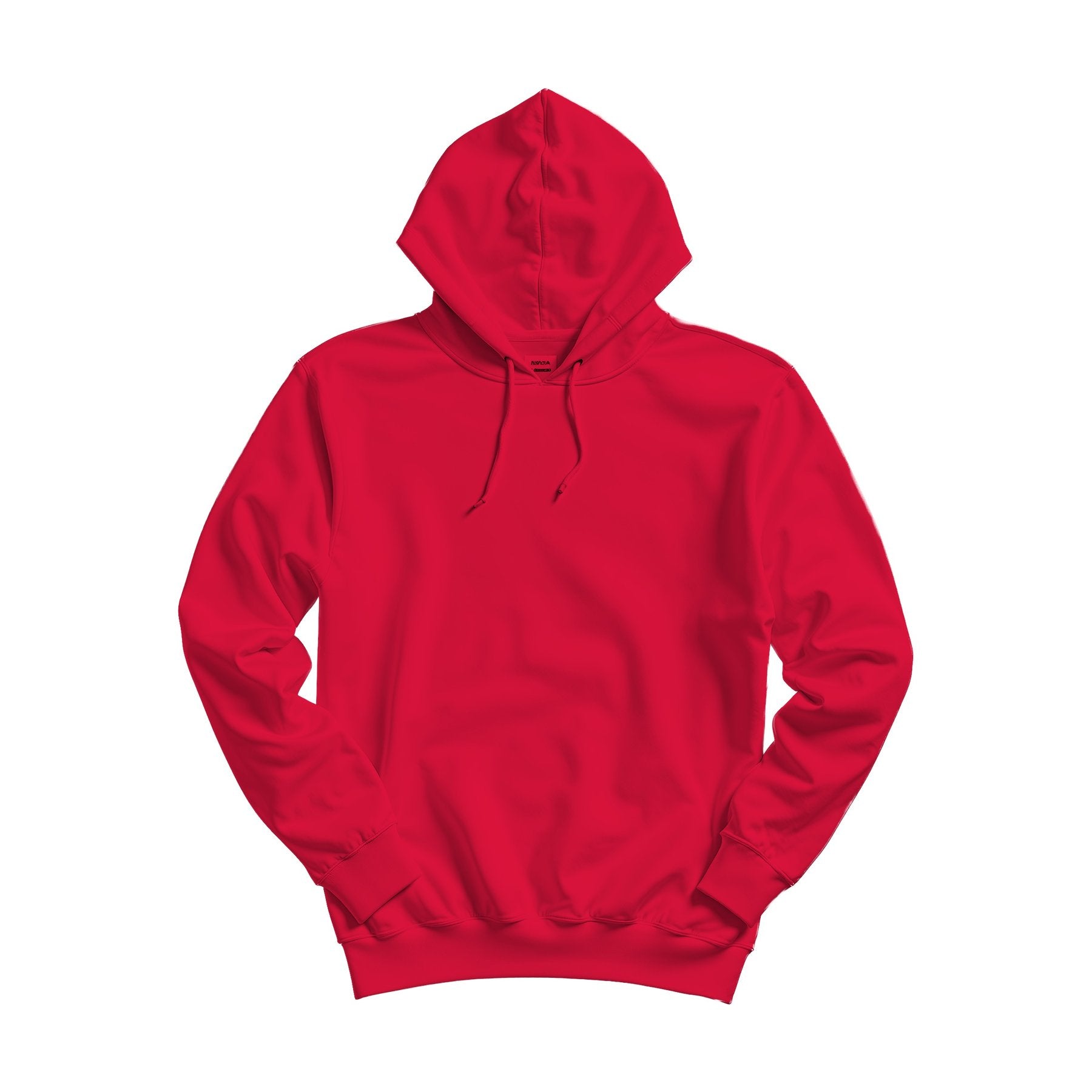 Unisex Hoodie Mockup, Crimson Relaxed Fit Back View | Product Mockup JPG | Instant Download | Commercial Use for POD Sellers | MockupBulk