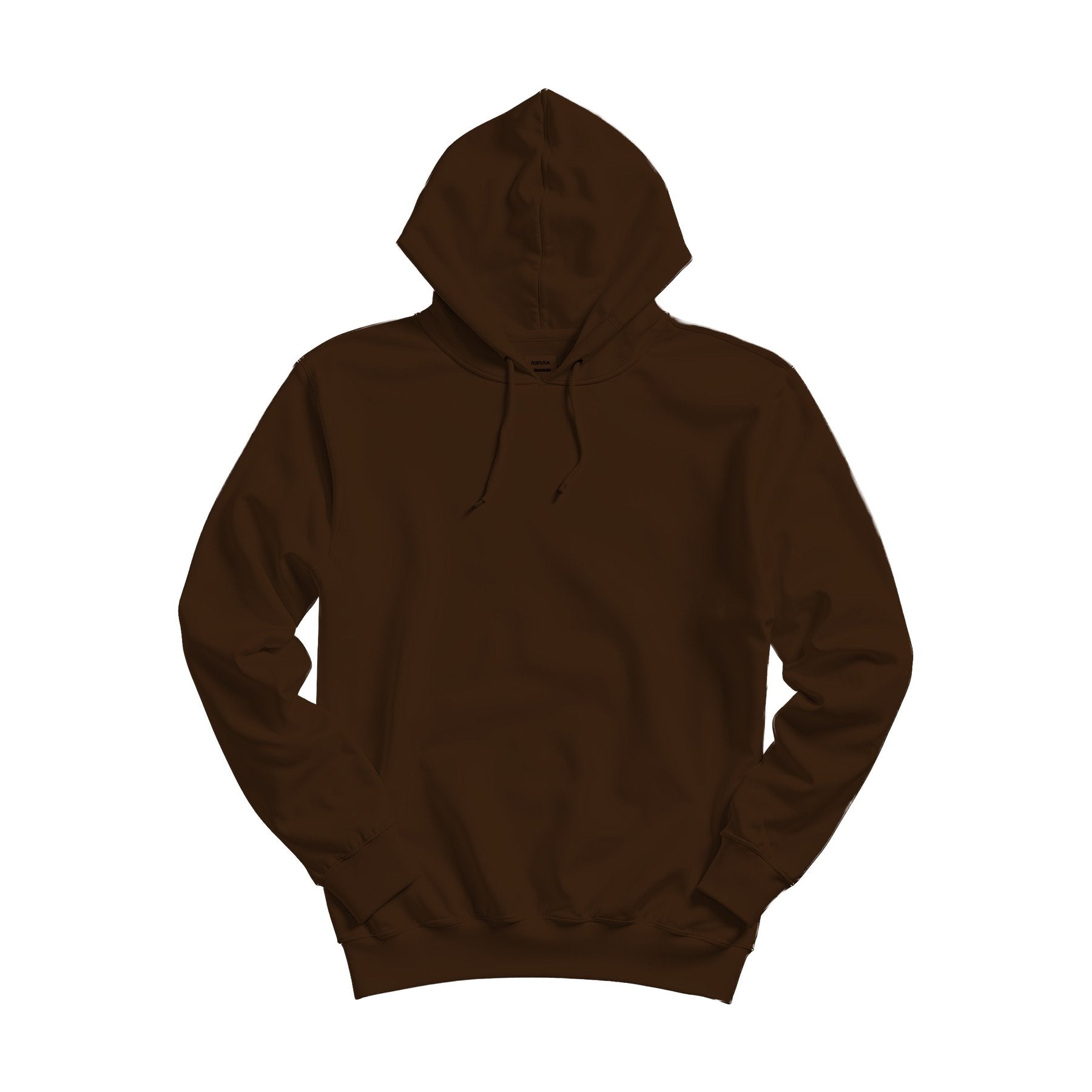 Unisex Hoodie Mockup | Dark Chocolate Relaxed Fit Back View — Product Mockup JPG | Instant Download | Commercial Use for POD Sellers | MockupBulk
