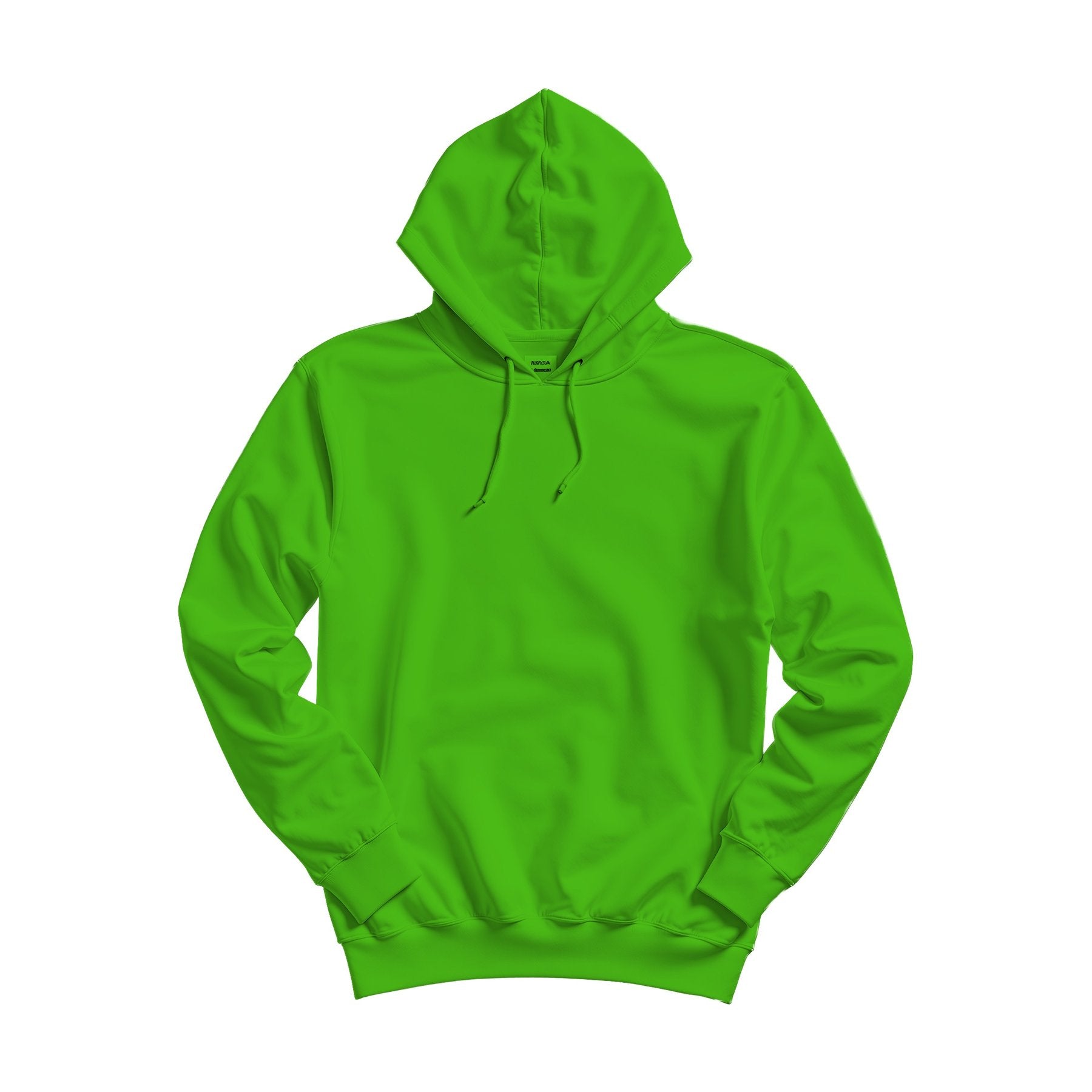 Unisex Hoodie Mockup — Kelly Green Relaxed Fit Back View — Print on Demand Mockup | High-Res JPG Download | Commercial Use Included | MockupBulk