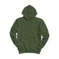 Unisex Hoodie Mockup, Military Green Relaxed Fit Back View | High-Res Mockup Template | JPG Digital Download | Commercial Licence | MockupBulk