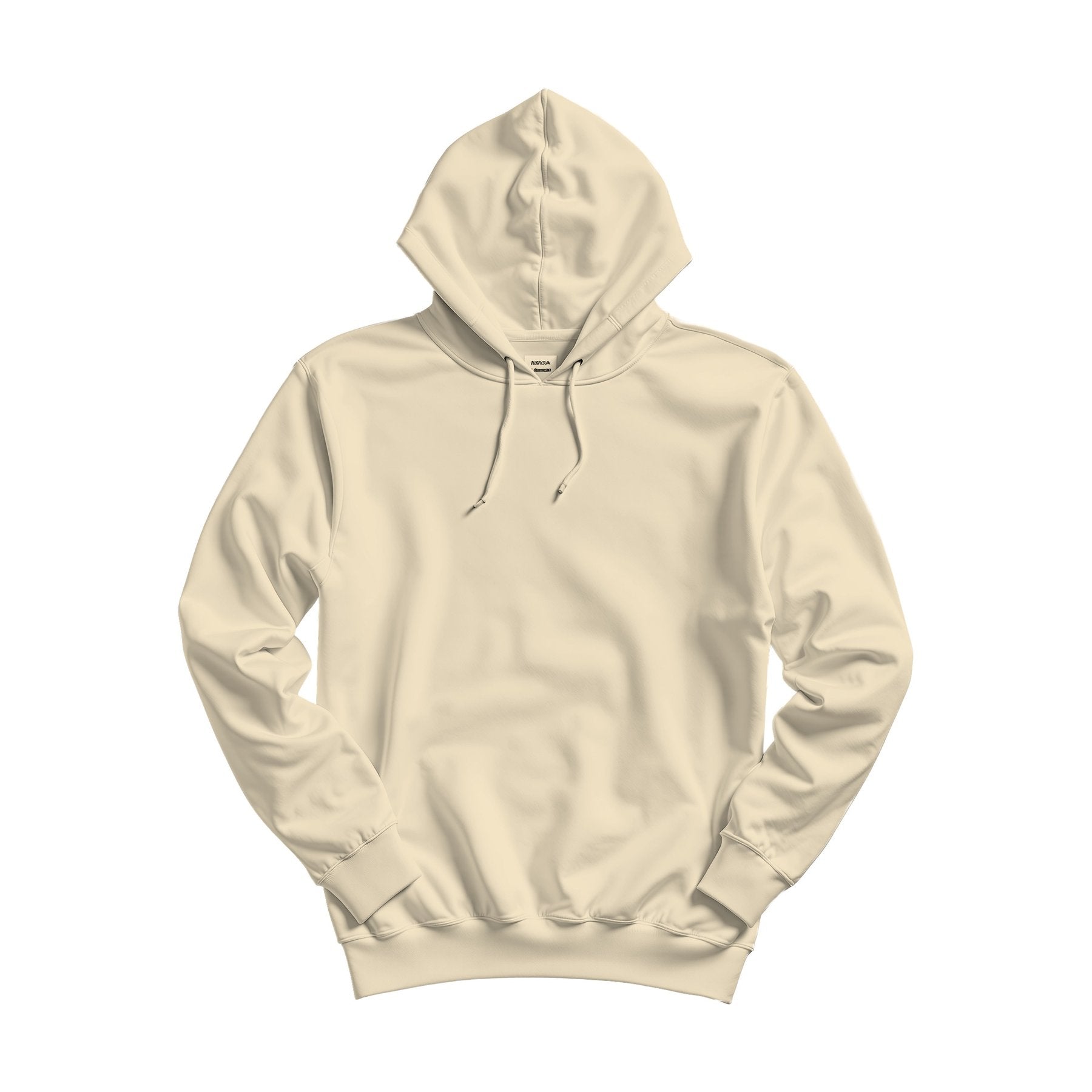 Unisex Hoodie Mockup | Natural Relaxed Fit Back View — POD Print Mockup | Instant JPG Download | Commercial Licence Included | MockupBulk