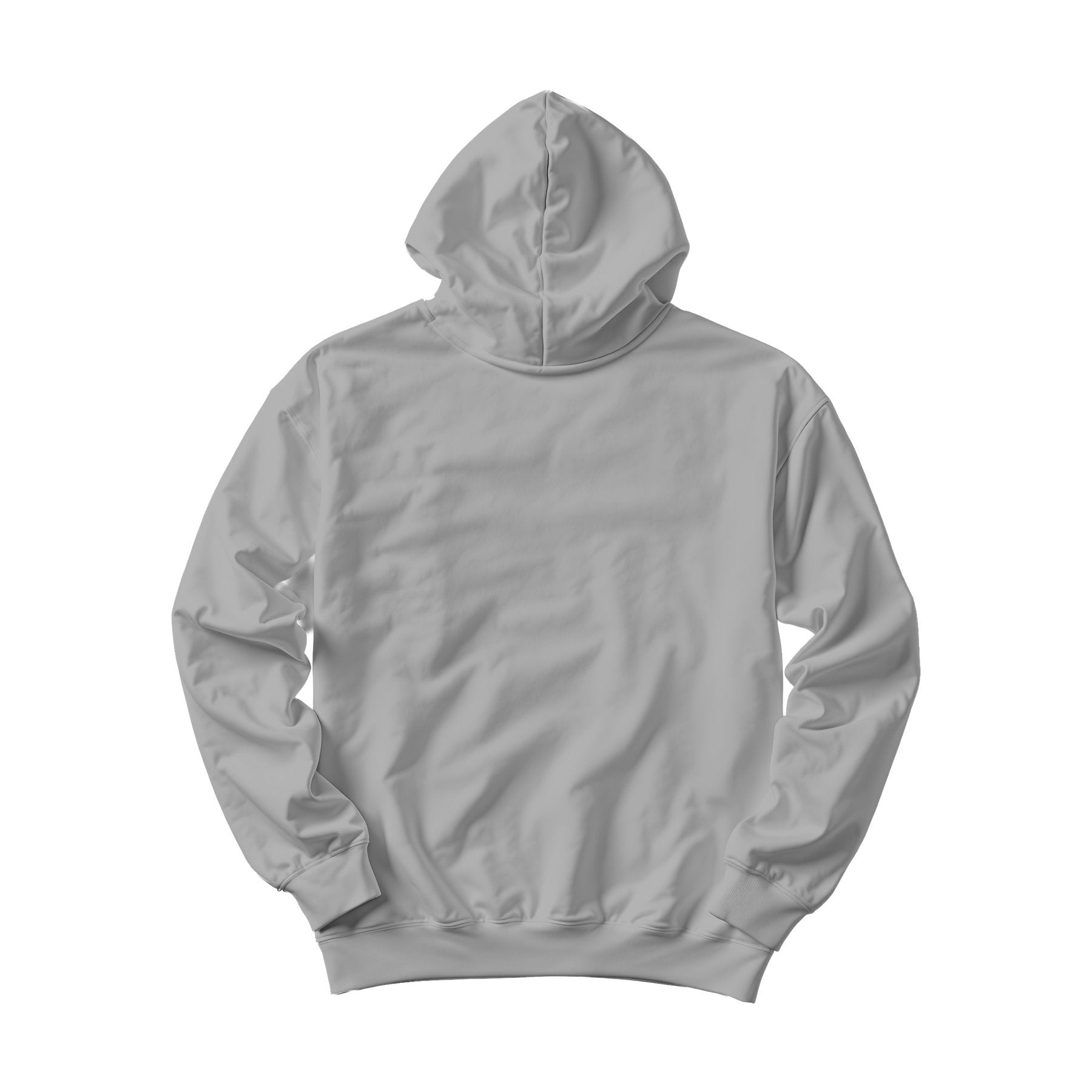 Unisex Hoodie Mockup | Athletic Heather Box Fit Back View — High-Res JPG Template | Instant Digital Download | POD Etsy Shopify | MockupBulk