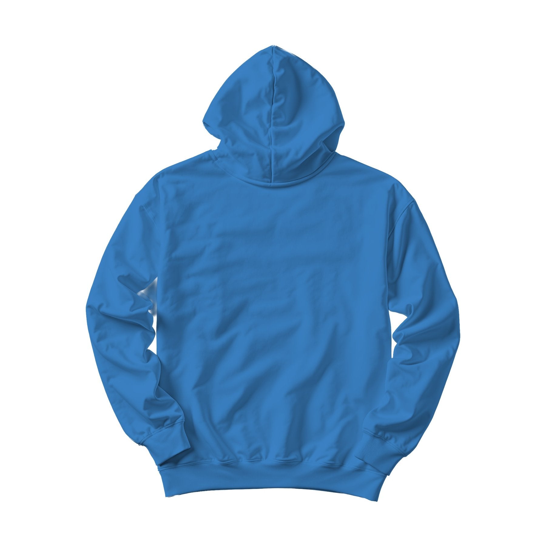 Unisex Hoodie Mockup | Azure Box Fit Back View — High-Res JPG Instant Download | Commercial Use | Etsy POD Shopify Template | MockupBulk