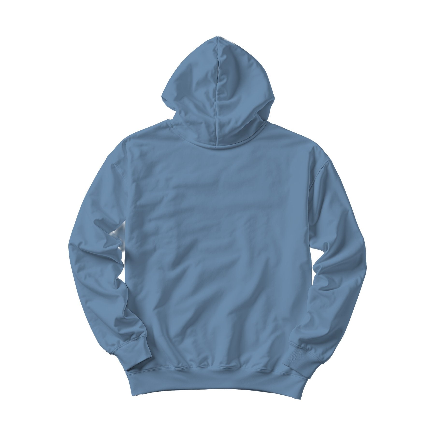Unisex Hoodie Mockup | Blue Jean Box Fit Back View | Etsy POD Mockup Template | Instant Download JPG | Commercial Use | MockupBulk