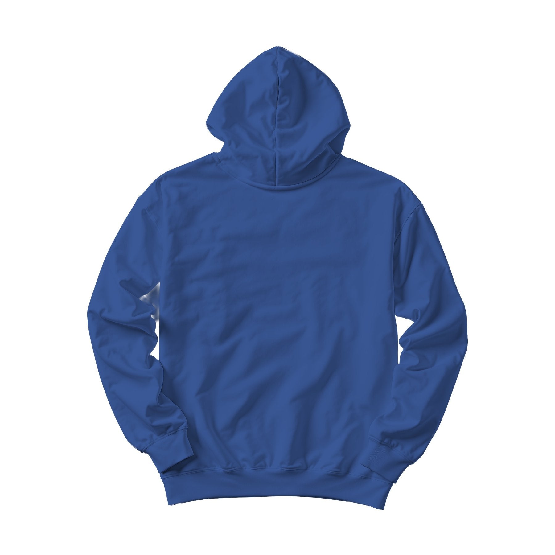 Unisex Hoodie Mockup, Blue Storm Box Fit Back View | Instant JPG Download | Commercial Licence | Etsy POD Print Mockup | MockupBulk