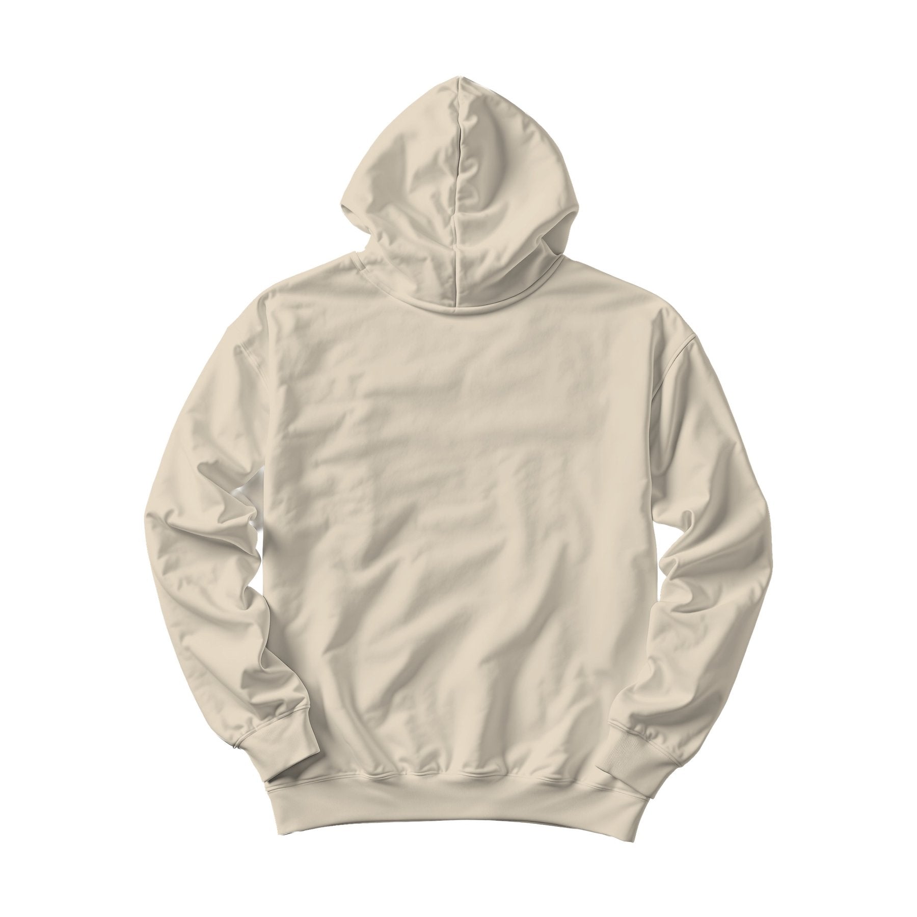 Unisex Hoodie Mockup | Bone Box Fit Back View — Digital JPG Mockup | Commercial Licence | For Etsy Printful Printify | MockupBulk