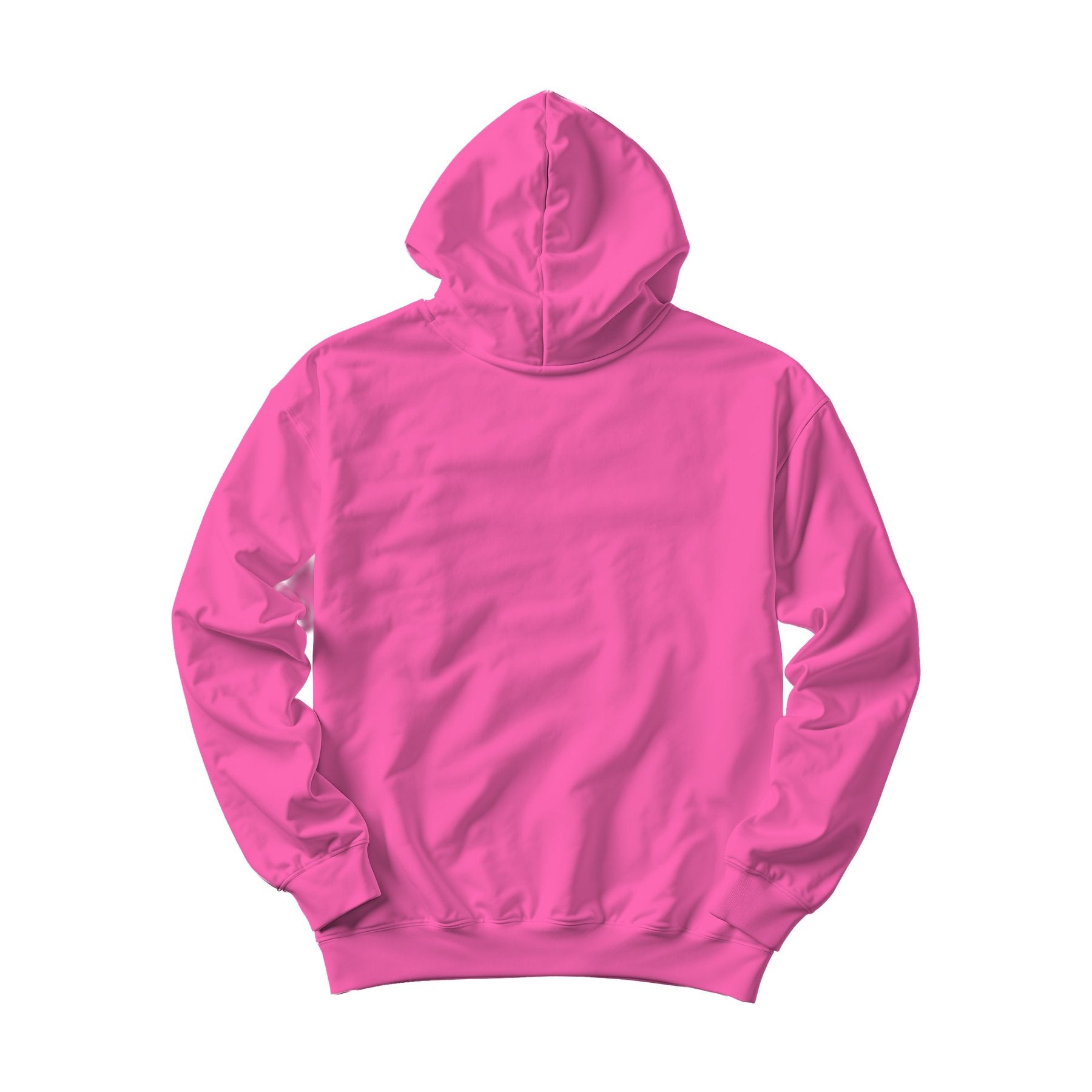 Unisex Hoodie Mockup | Bubblegum Box Fit Back View — Print on Demand Mockup | High-Res JPG Download | Commercial Use Included | MockupBulk