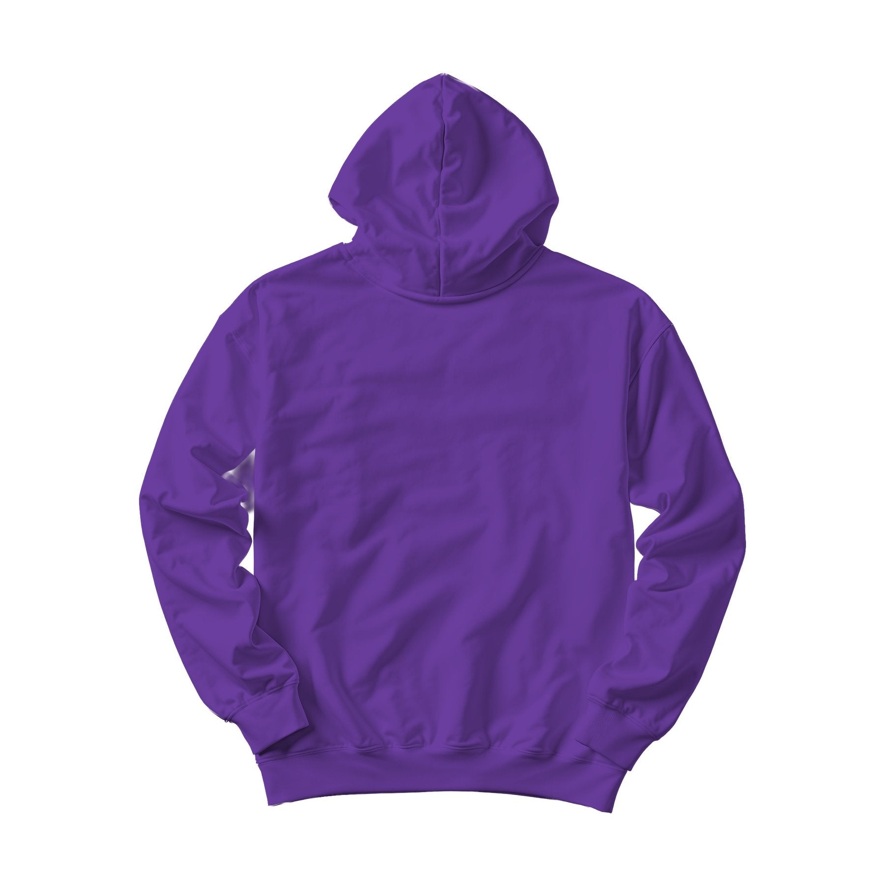 Unisex Hoodie Mockup | Grape Box Fit Back View — High Resolution JPG | POD Mockup Template | Commercial Use Download | MockupBulk