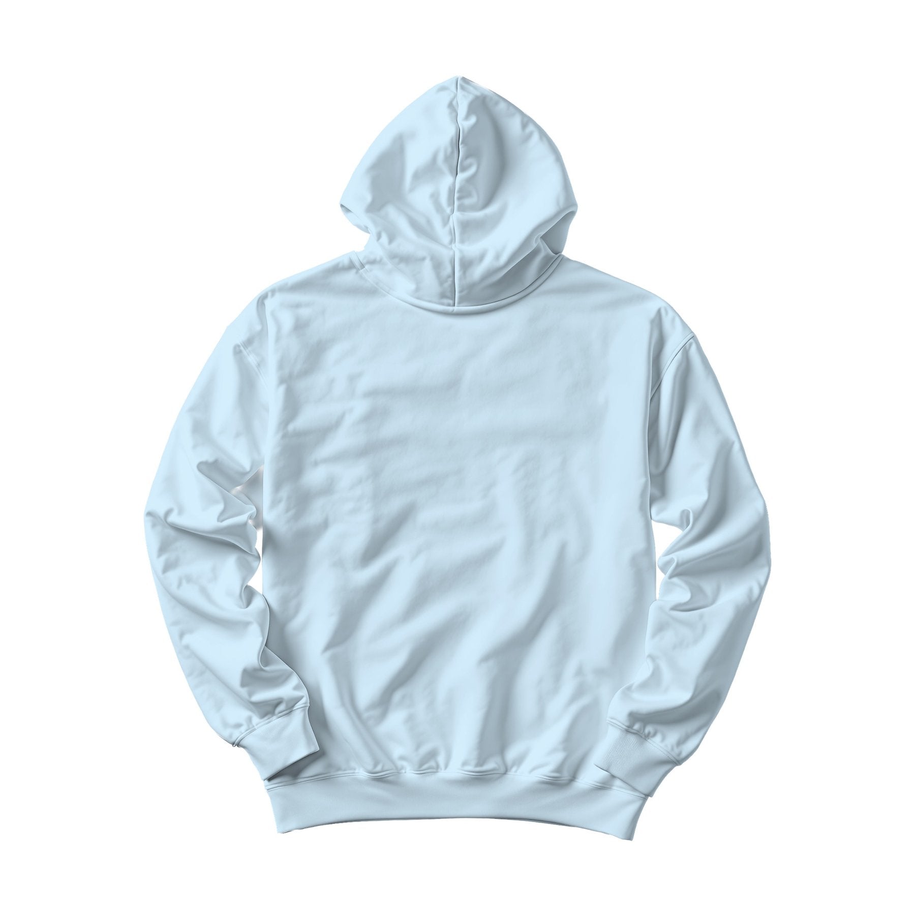 Ice Blue Box Fit Back View Unisex Hoodie Mockup | Instant JPG Download | Commercial Licence | Etsy POD Print Mockup | MockupBulk