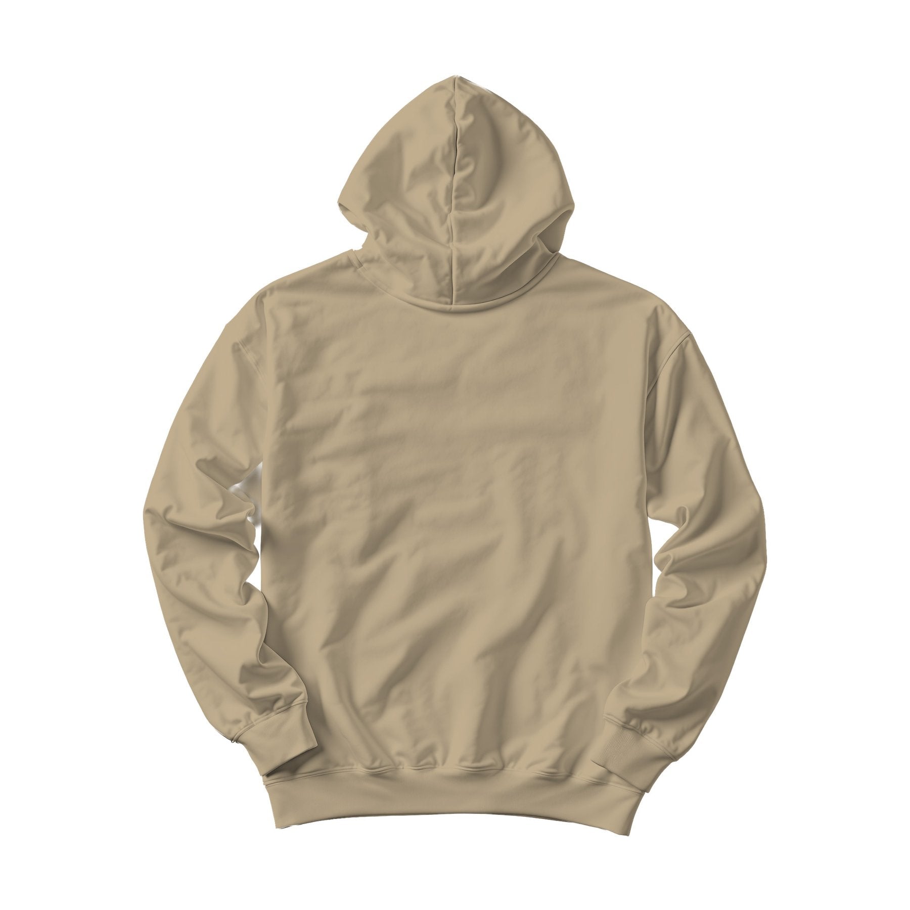 Khaki Box Fit Back View Unisex Hoodie Mockup | Digital JPG Mockup | Commercial Licence | For Etsy Printful Printify | MockupBulk