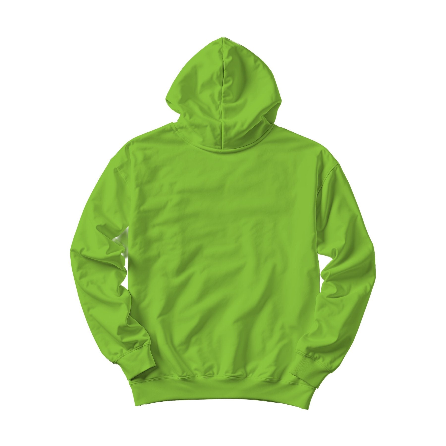Unisex Hoodie Mockup | Kiwi Box Fit Back View — JPG Mockup Download | For POD Sellers Designers Etsy Shops | Commercial Use | MockupBulk