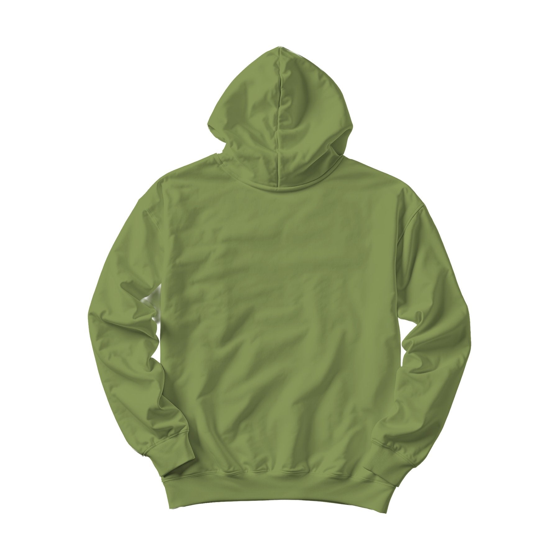 Moss Box Fit Back View Unisex Hoodie Mockup | High-Res Mockup Template | JPG Digital Download | Commercial Licence | MockupBulk