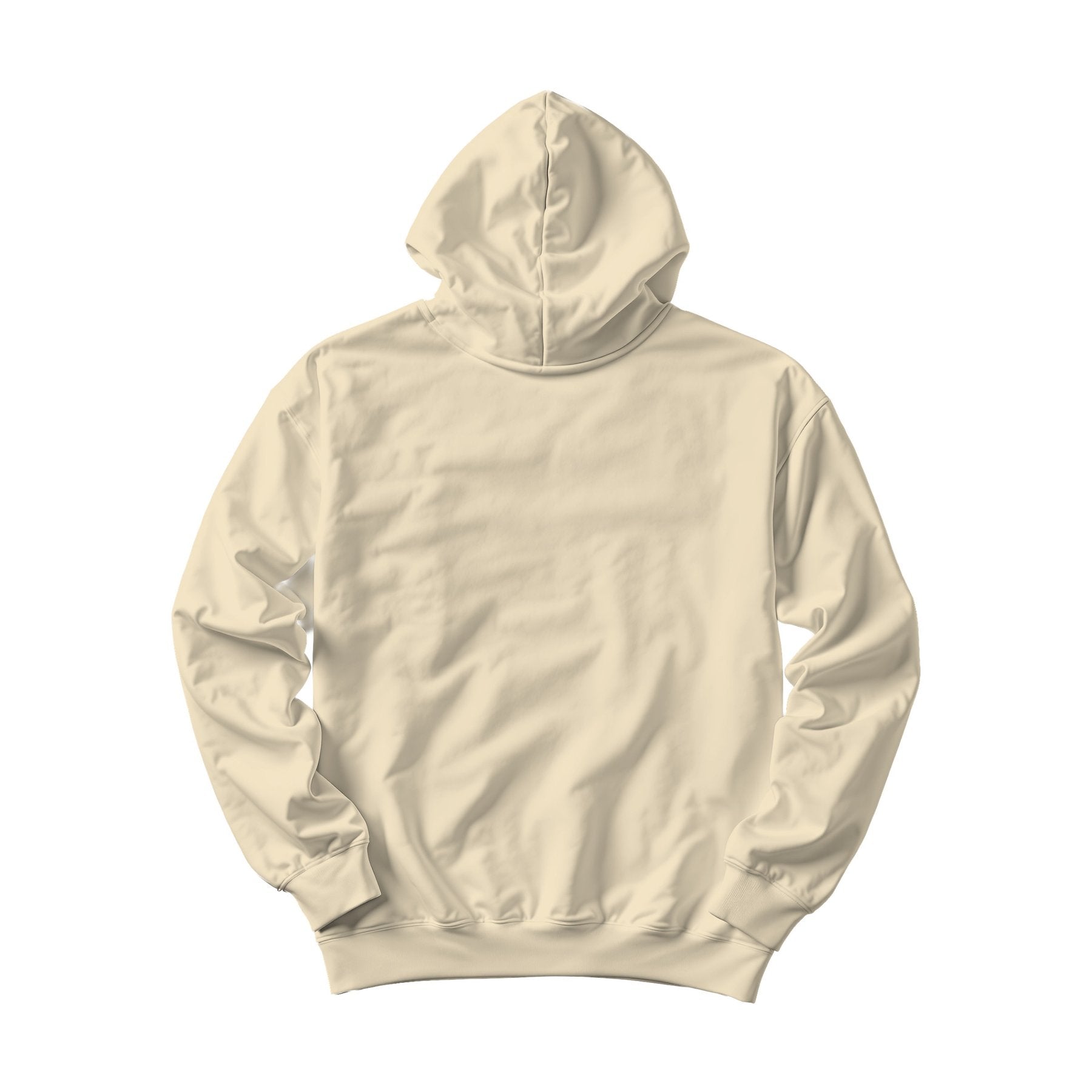 Unisex Hoodie Mockup, Natural Box Fit Back View | High-Res Mockup Template | JPG Digital Download | Commercial Licence | MockupBulk