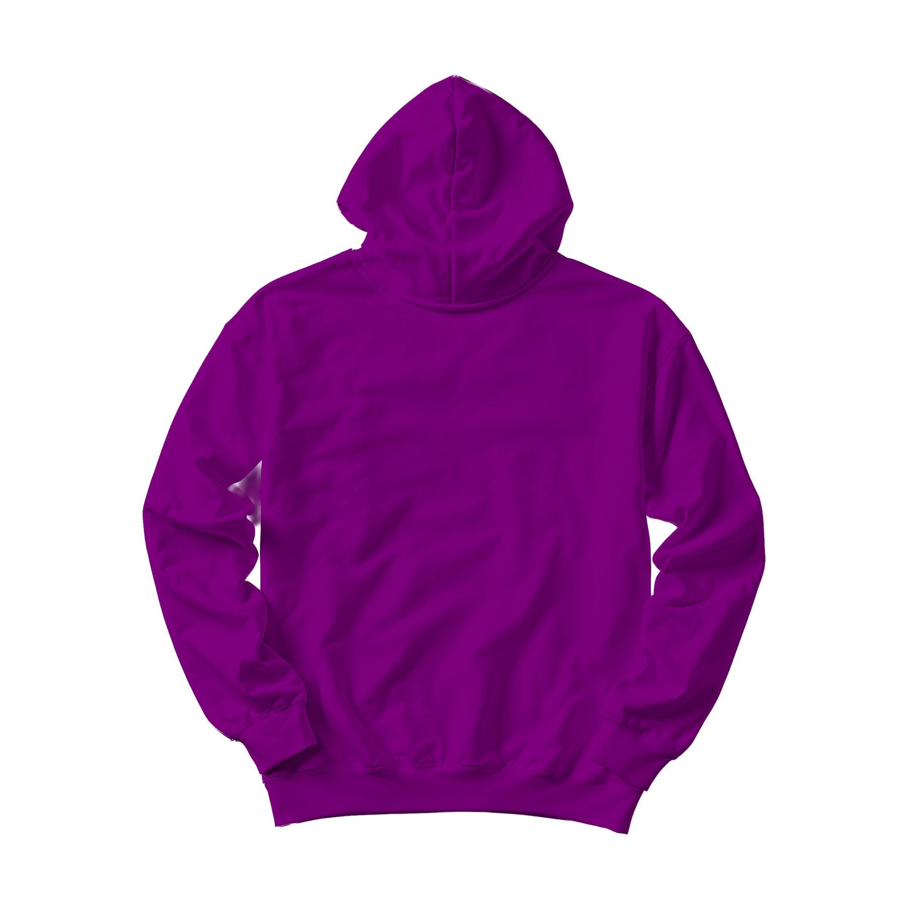 Unisex Hoodie Mockup | Purple Box Fit Back View | Digital Download Mockup | High-Resolution JPG | Commercial Use Included | MockupBulk