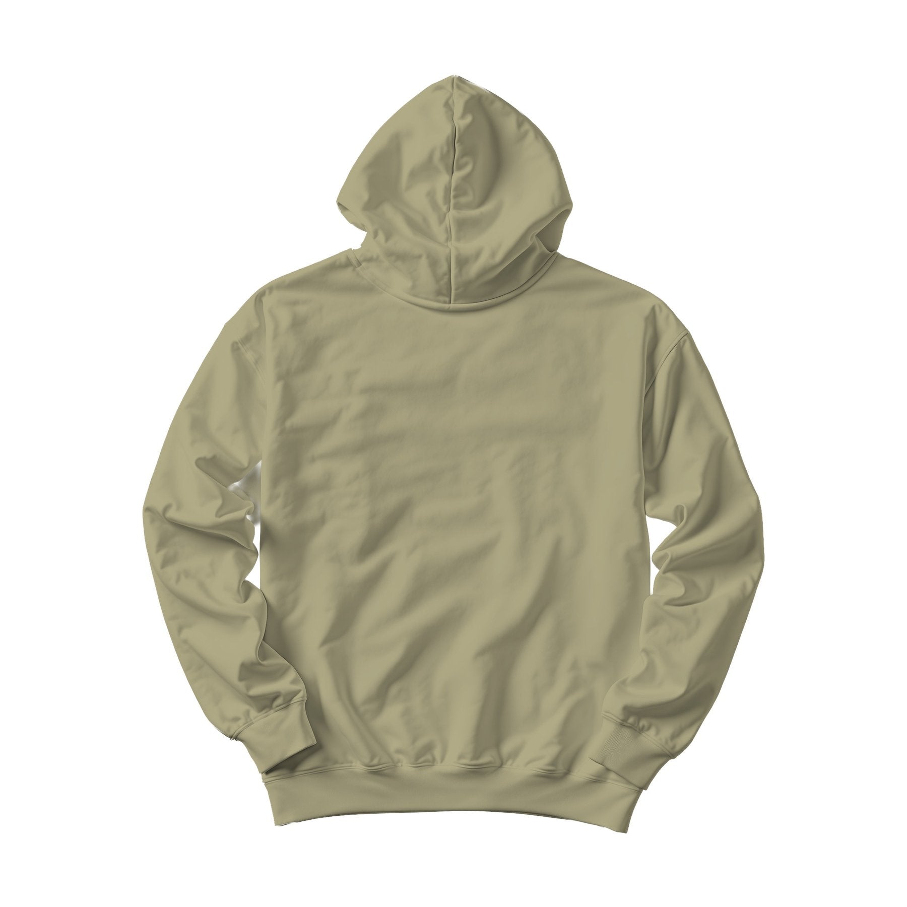 Unisex Hoodie Mockup — Sage Box Fit Back View — POD Print Mockup | Instant JPG Download | Commercial Licence Included | MockupBulk