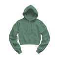 Womens Hoodie Mockup — Antique Jade Dome Crop Fit — High Resolution JPG | POD Mockup Template | Commercial Use Download | MockupBulk