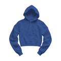 Womens Hoodie Mockup | Blue Storm Crop Fit — High Resolution JPG | POD Mockup Template | Commercial Use Download | MockupBulk