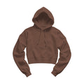 Womens Hoodie Mockup | Brown Crop Fit — Instant JPG Download | Commercial Licence | Etsy POD Print Mockup | MockupBulk