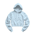 Womens Hoodie Mockup, Ice Blue Crop Fit | POD Print Mockup | Instant JPG Download | Commercial Licence Included | MockupBulk
