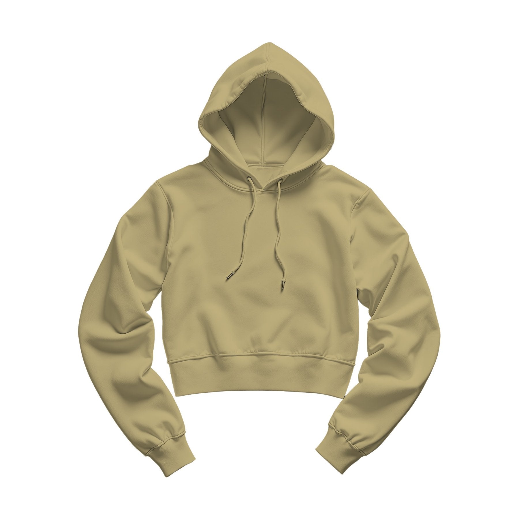 Womens Hoodie Mockup | Sand Crop Fit — Digital JPG Mockup | Commercial Licence | For Etsy Printful Printify | MockupBulk